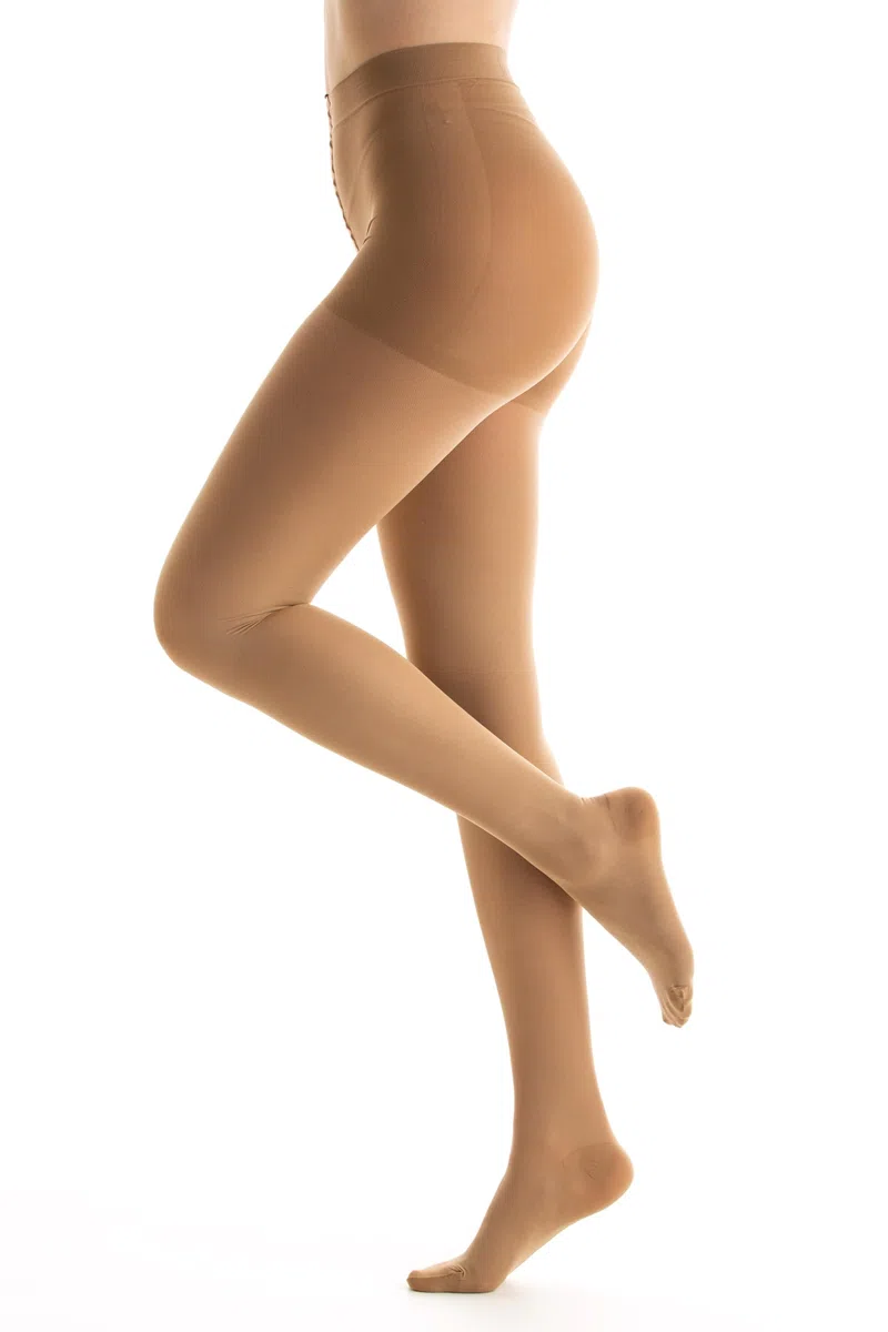 Gi&Gi Collant Contenitivi a Compressione Graduata 140 DEN 18-21 MMHG CLASSE 1, Calze Modellanti da Donna MICRO FIBRA OPACO,