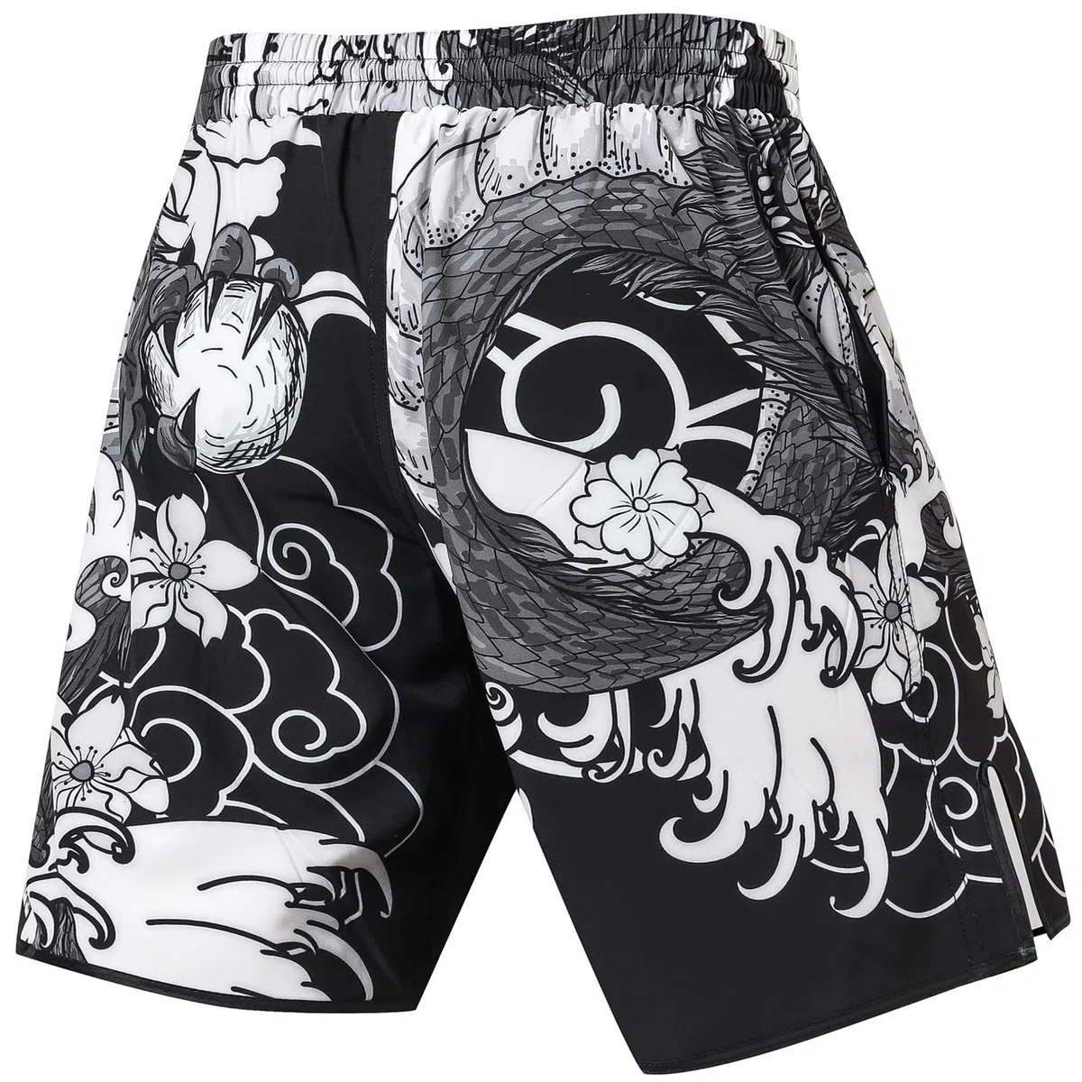 LAFROI Uomo Pantaloni da MMA, Boxe, Cross Training e Altri Sport da Combattimento-QJK06
