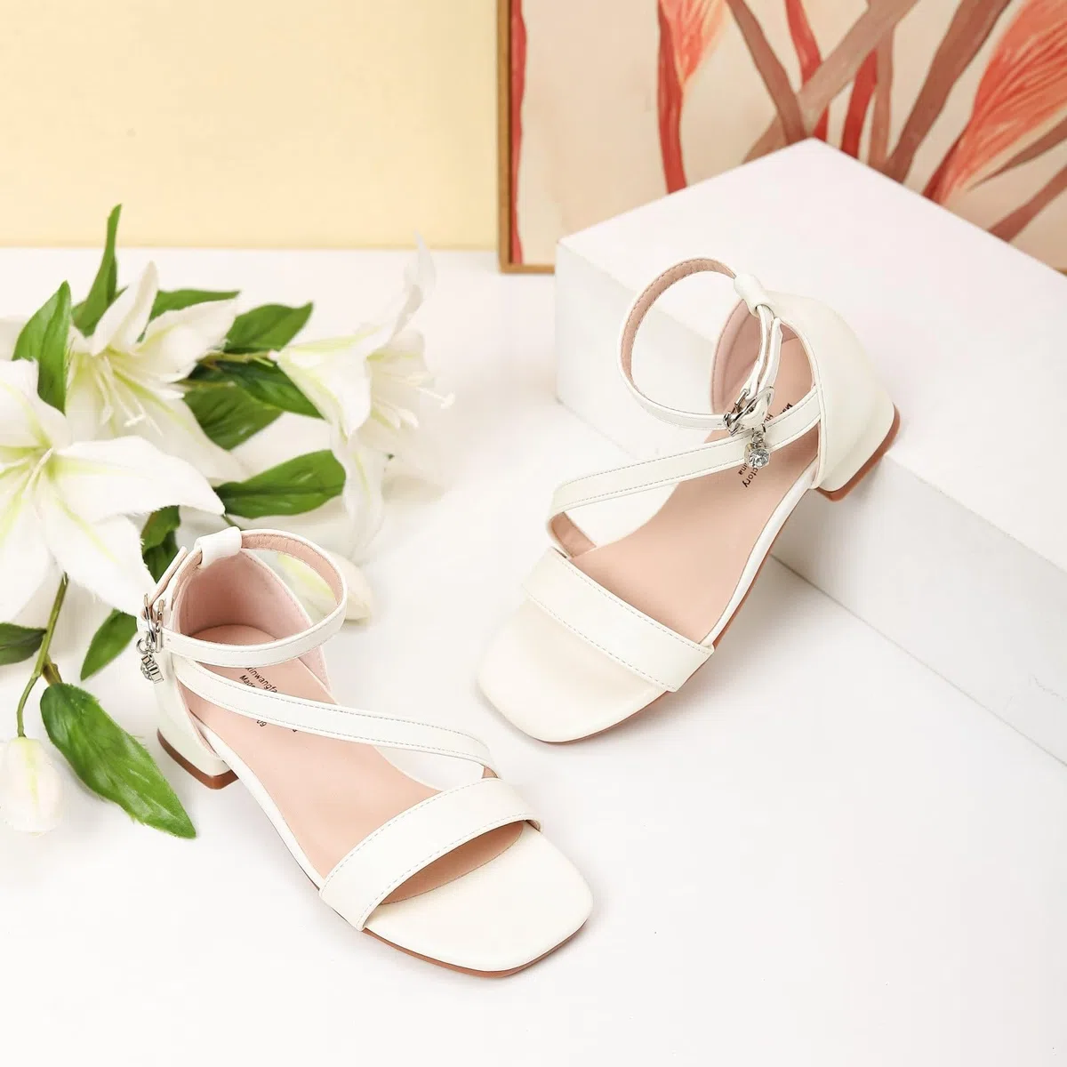 Ragazze Scarpe con Tacco Bambina Mary Jane Matrimonio Elegante Party Damigella d'Onore Numero