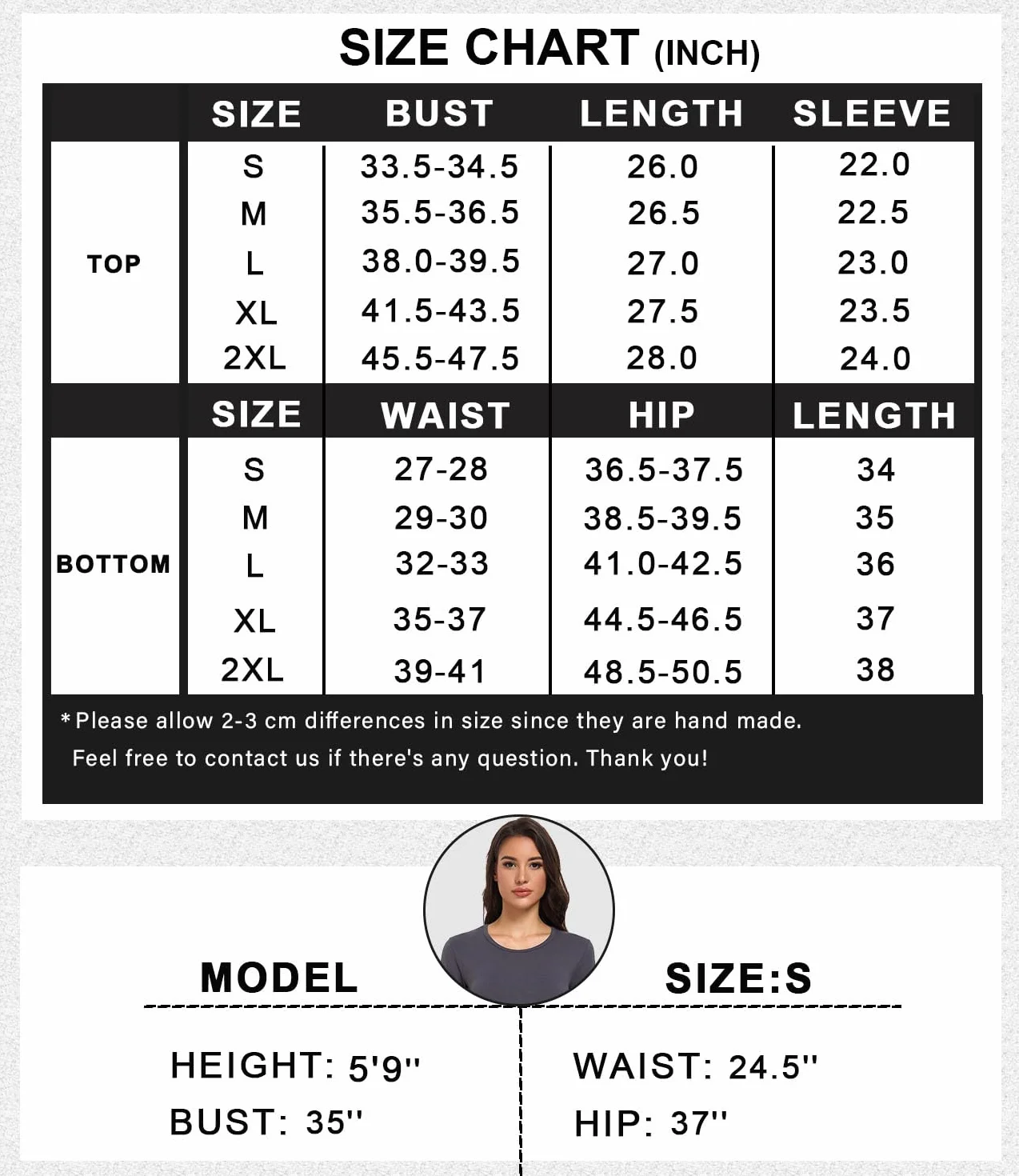 wirarpa Set di Intimo Termico in Cotone per Donne, Pigiama in Maglia a Lunga Giacca con Top e Pantaloni, Abbigliamento Termico per l'Autunno