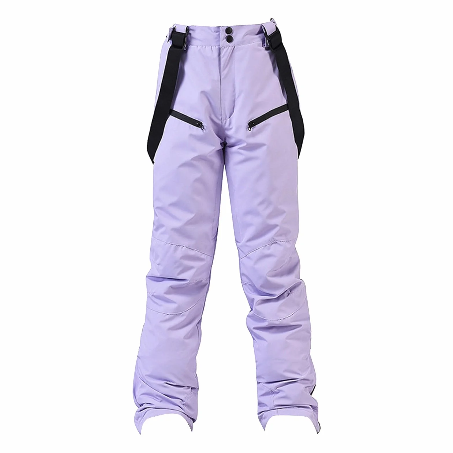 Pantaloni invernali da donna, impermeabili, da neve, invernali, caldi, da snowboard, da sci, con bretelle, grandi dimensioni, per attività all'aria aperta, da sci, da trekking, in softshell