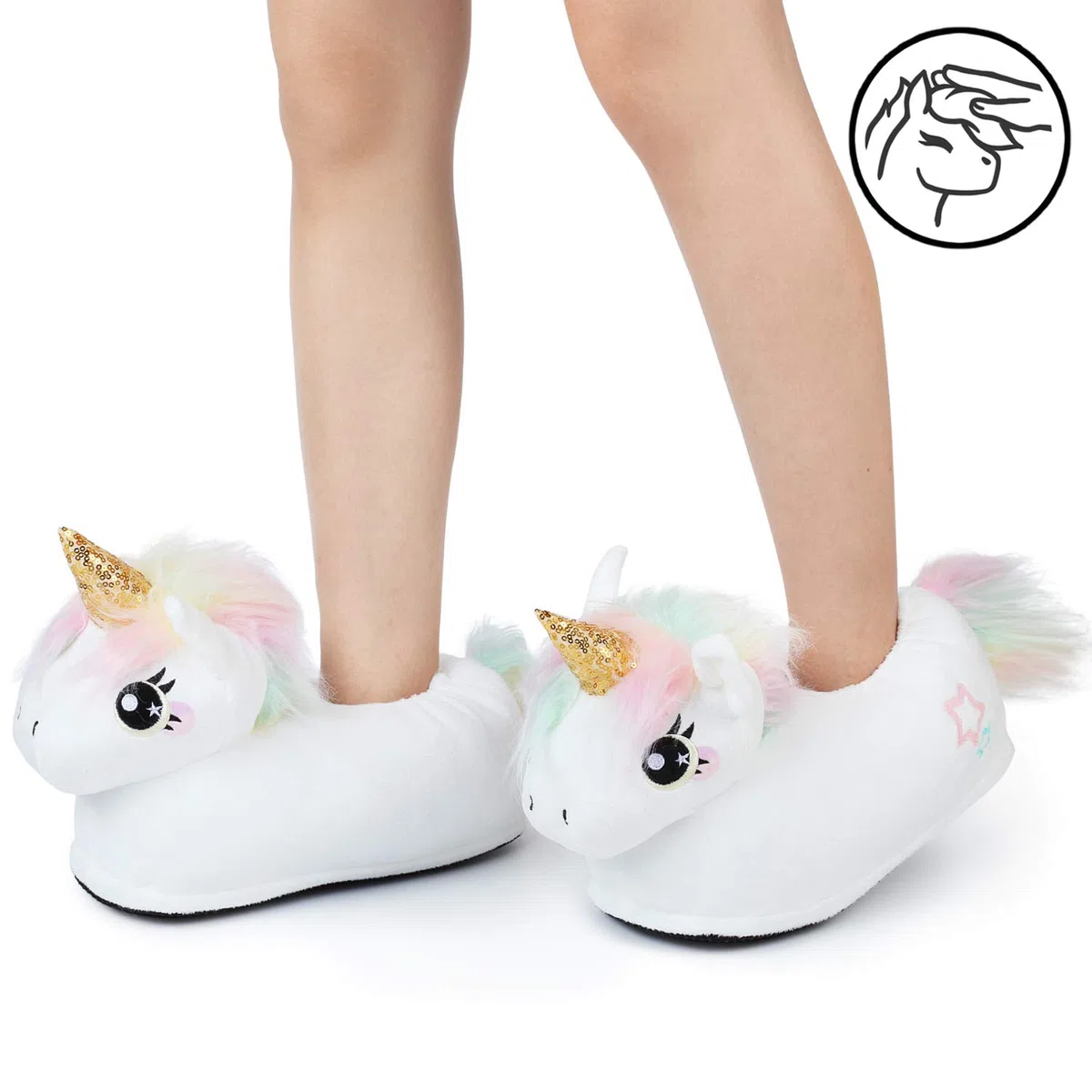 corimori Pantofole Peluche Animali Donna Uomo Bambini