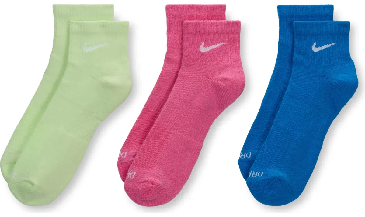 NIKE Everyday Plus Cushioned Socken (3 Paar) Calzini Unisex - Adulto