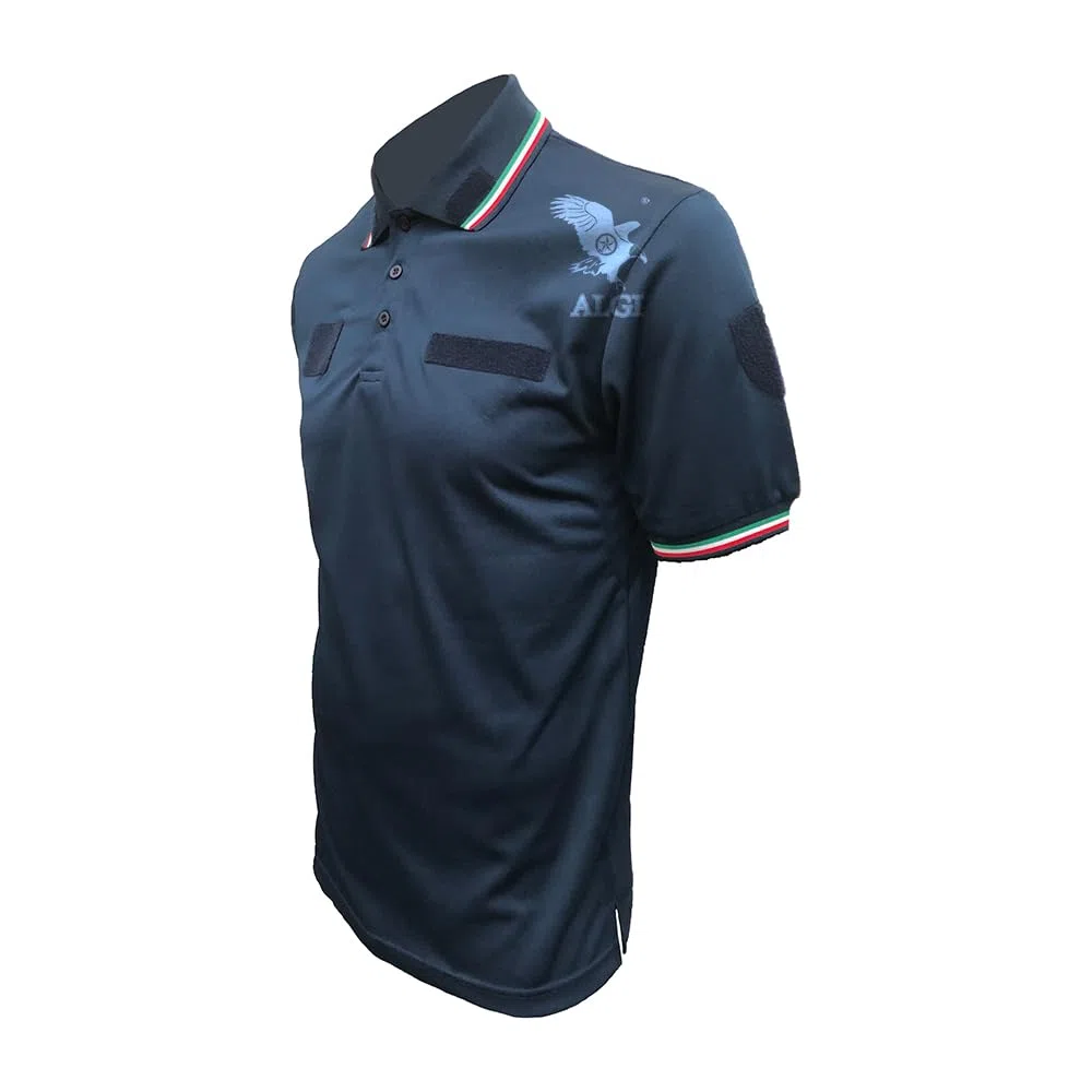ALGI Polo Guardie Giurate MOD. Poly Microfibra Blu Navy