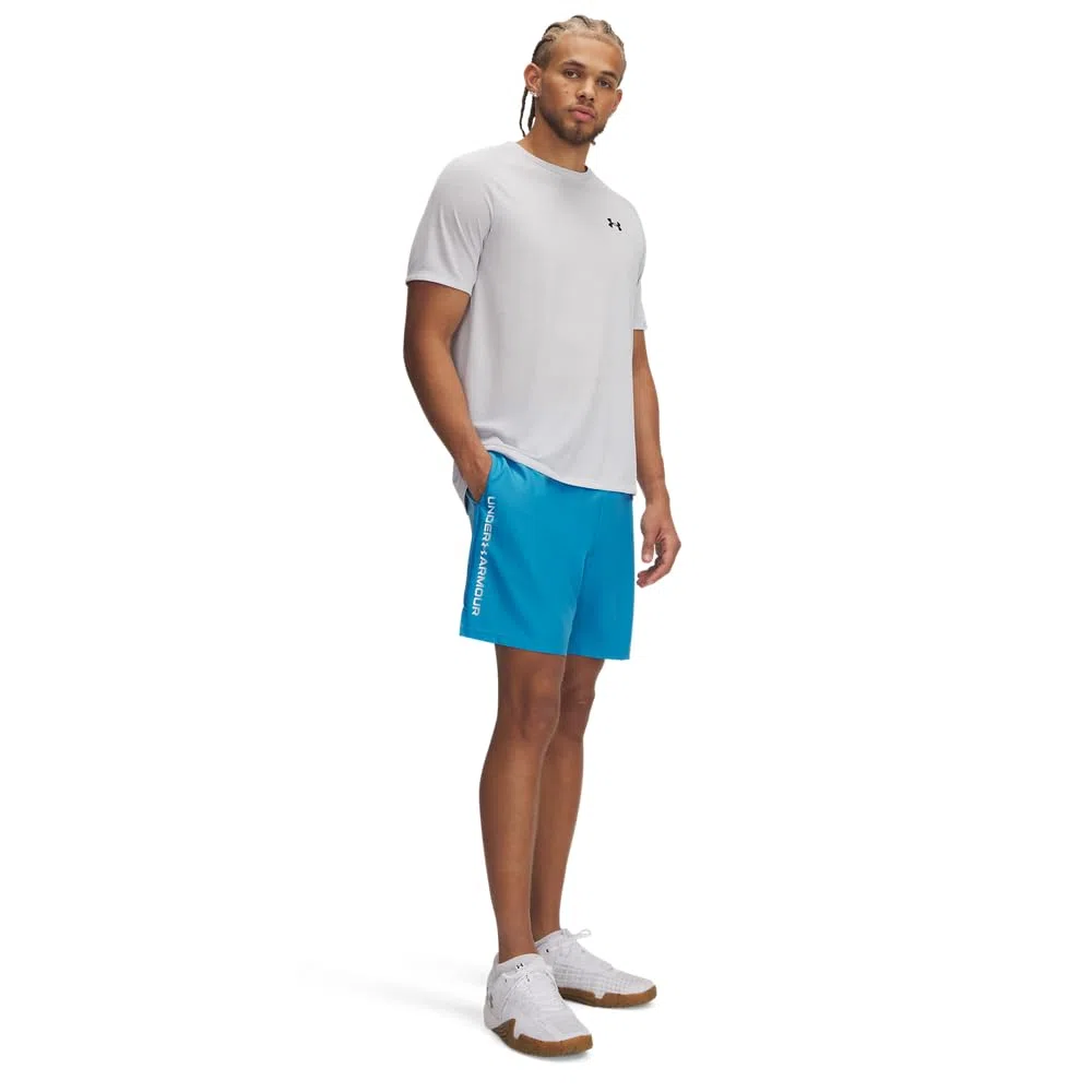 Under Armour - UA Woven Wdmk Shorts, Boxer Bambino Bambini e Ragazzi