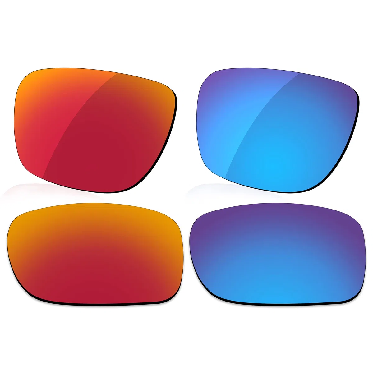 LenzReborn Sostituzione Lente Polarizzata Compatibile con Occhiali Da Sole Ray-Ban RB4165-54 Justin - Più opzioni
