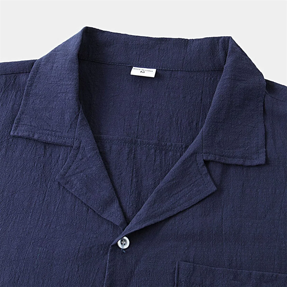 Completa Tuta In Lino Da Uomo, Due Pezzi, Estiva, Per Il Tempo Libero, Tinta Unita, A Maniche Corte Camicia E Pantaloncini Da Spiaggia, Set Di Pantaloni Corti In Cotone E Lino Jogging Outdoor Yoga