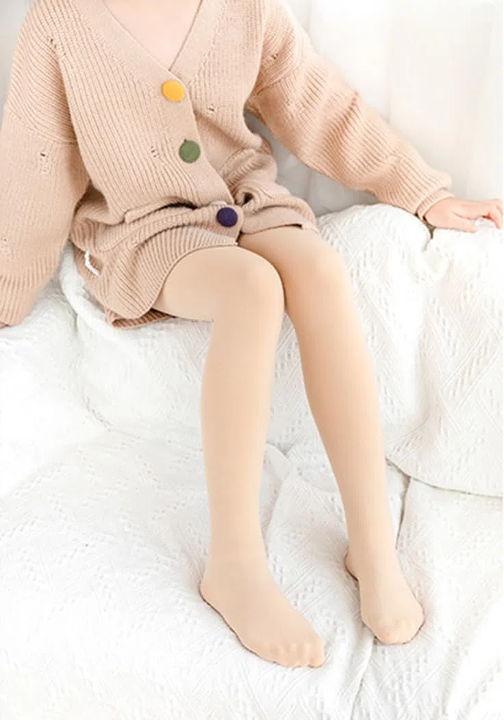Collant Bambine e Ragazze Termici Calzamaglia Inverno Caldo Leggings Spessi Foderati Pantalone Morbido Elastico Pantyhose