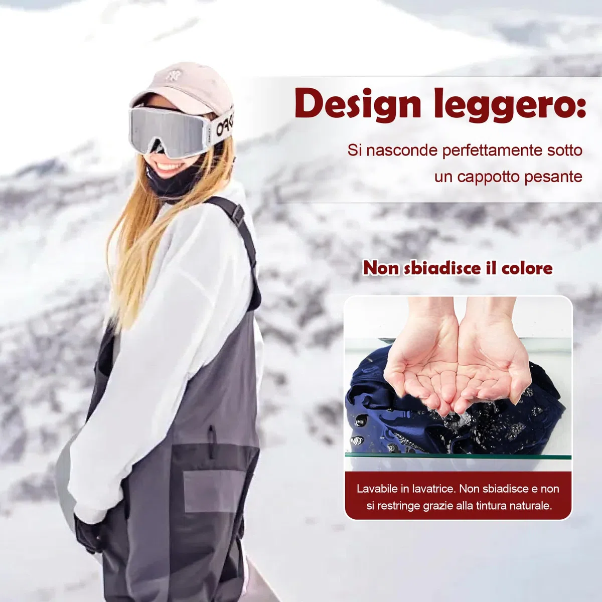 Intimo Termico Donna Invernale, Maglia Termica Donno Funzionale Pantaloni e Maglie con Cerniera, Tuta Termice Donne Set per Sci Corsa Palestra