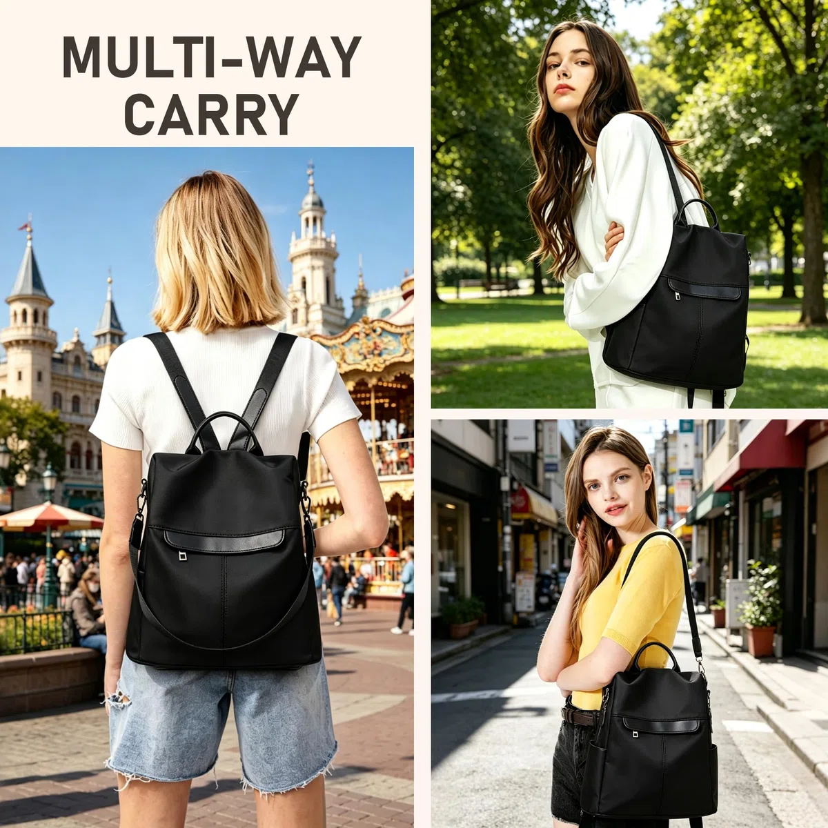 shepretty Zaino da donna Borsa da viaggio Borse Scuola