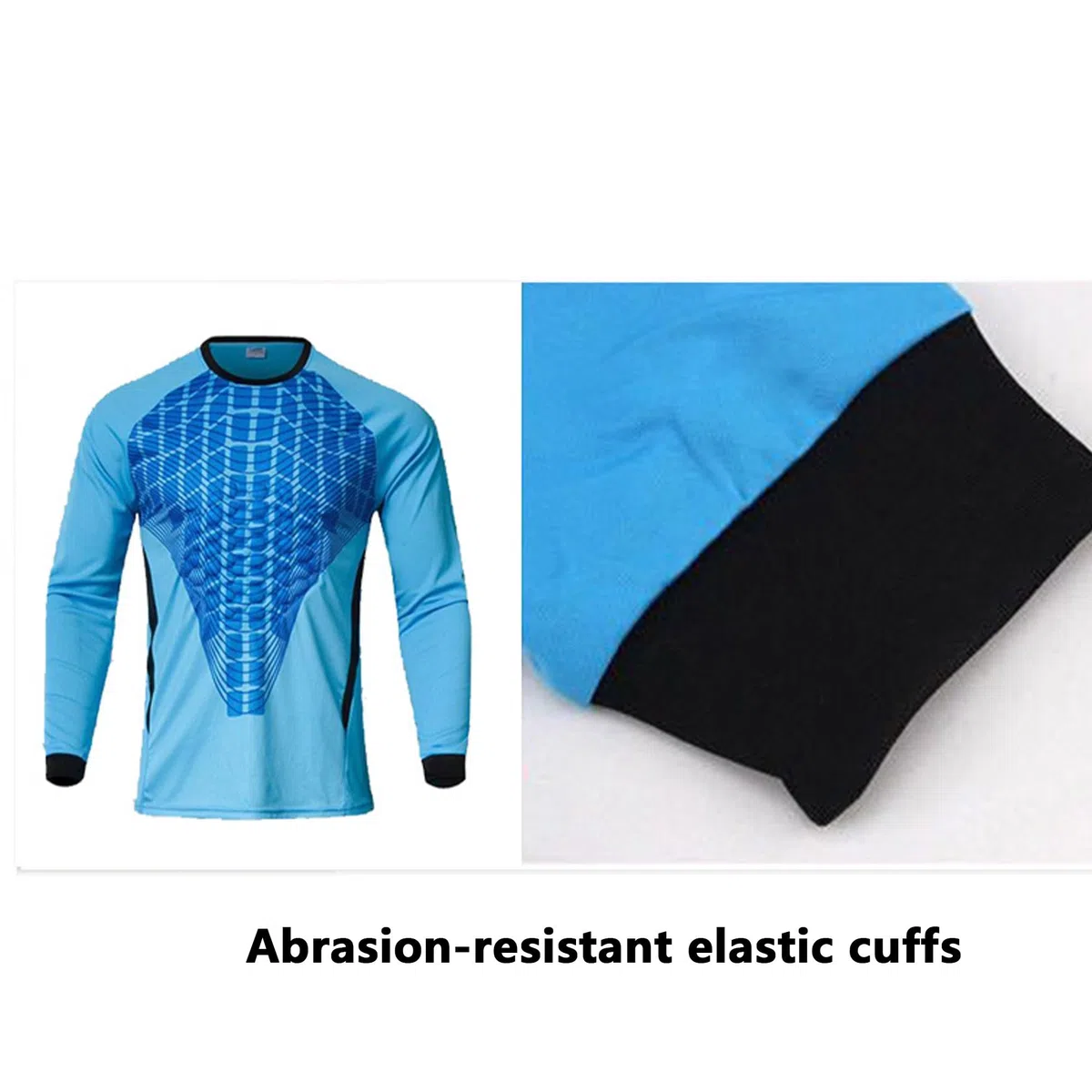 Set da Portiere PRO Jersey, Top Imbottito in Schiuma e Pantaloni protettivi, Uniforme da Portiere di Calcio con Protezione in Spugna for Uomini e Ragazzi(Green(Long Sleeves+Pants),XL)