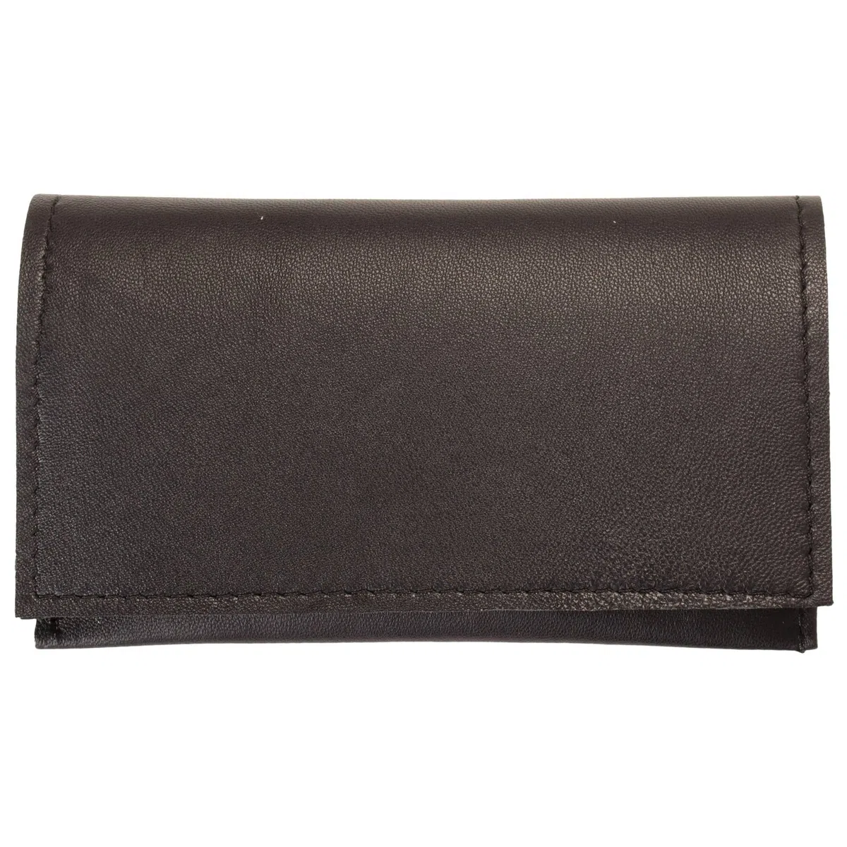Pellein - Portatabacco in vera pelle Nero Hero - Astuccio porta tabacco, porta filtri, porta cartine e porta accendino. Handmade in Italy