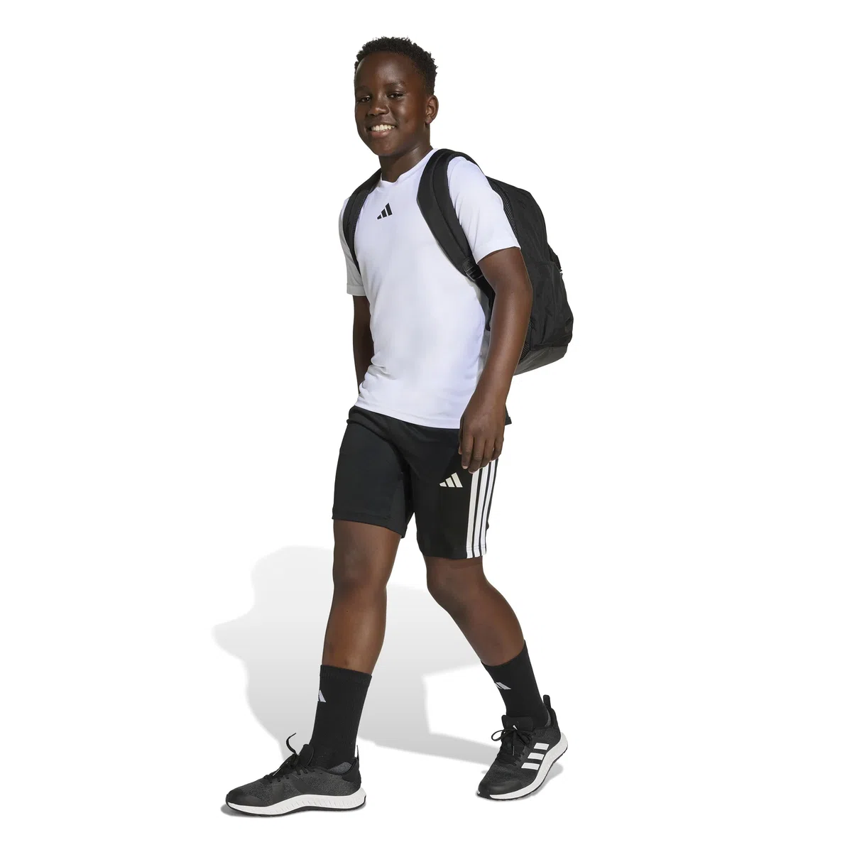 adidas Unisex - Bambini e ragazzi TRAIN ESSENTIALS 3-STRIPES T-SHIRT SET
