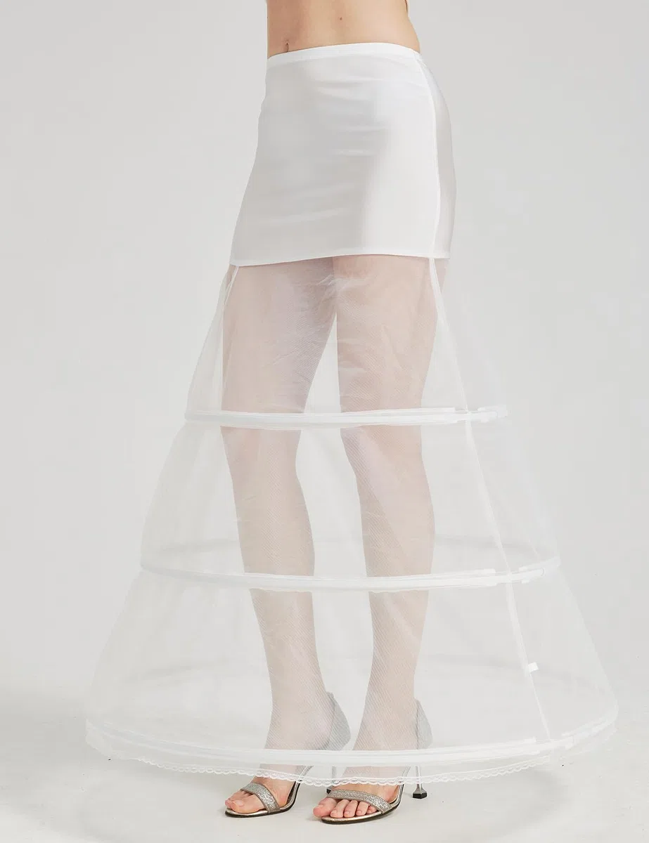 BEAUTELICATE Sottogonna Sposa Donna sotto Gonna Cerchio Crinolina di Abito da Sposa Vintage per Halloween Cerimonia Abito da Sera Addio al Celibato Partito Festival