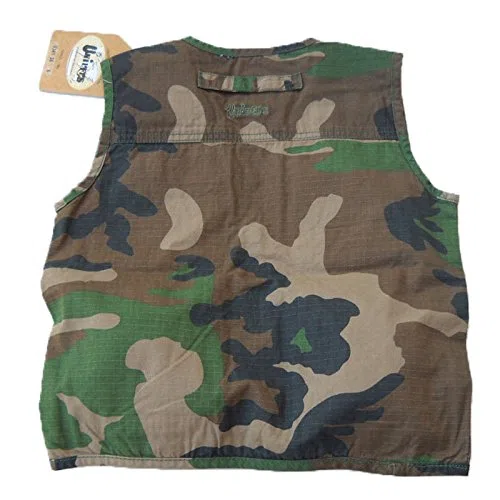 fratelliditalia.org Gilet smanicato giacca giubbino bimbo bambino baby cotone mimetico