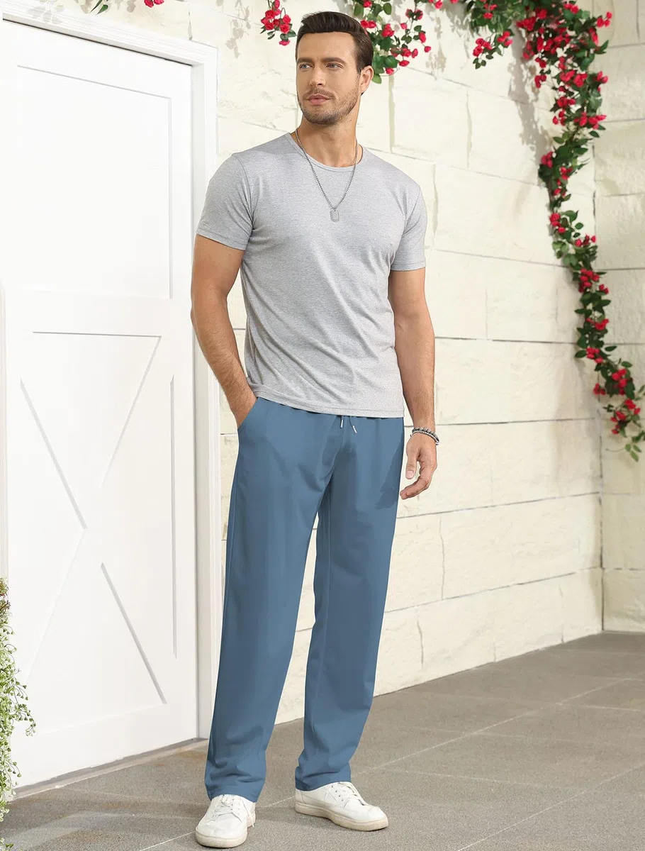 Halfword Pantaloni Sportivi Uomo Jogger Pantaloni Tuta Ginnastica Sportswear Tasche Coulisse Casuals Fitness