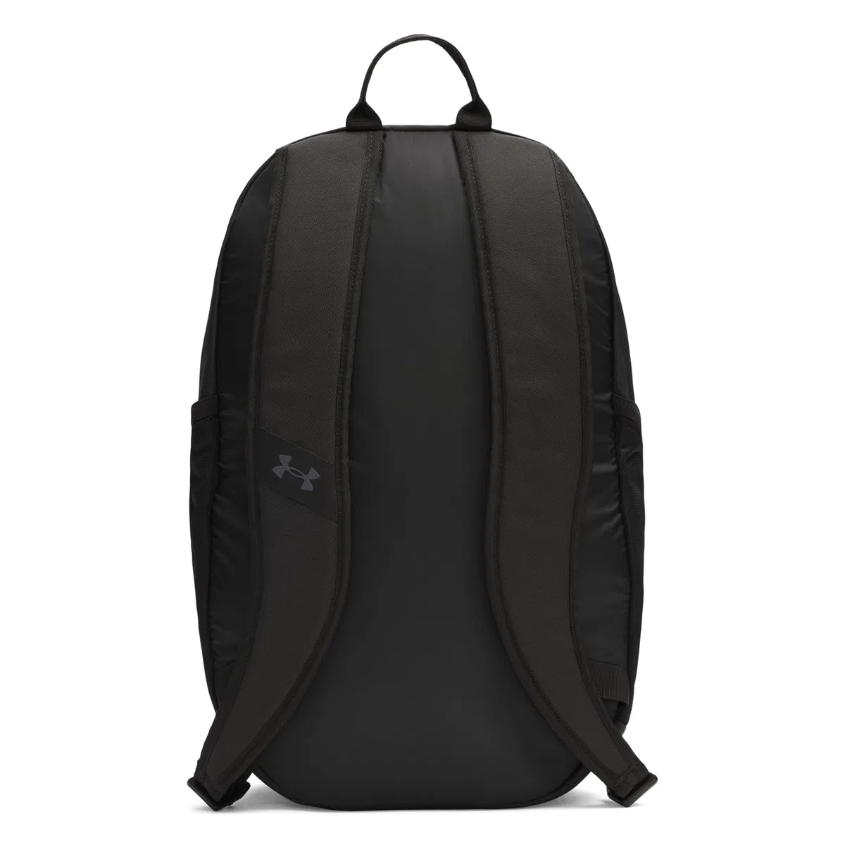 Under Armour Unisex Hustle Lite Backpack, Zaino sportivo resistente e con design idrorepellente, Zaino palestra pratico con pannello inferiore rinforzato,Black/Castlerock,OSFM