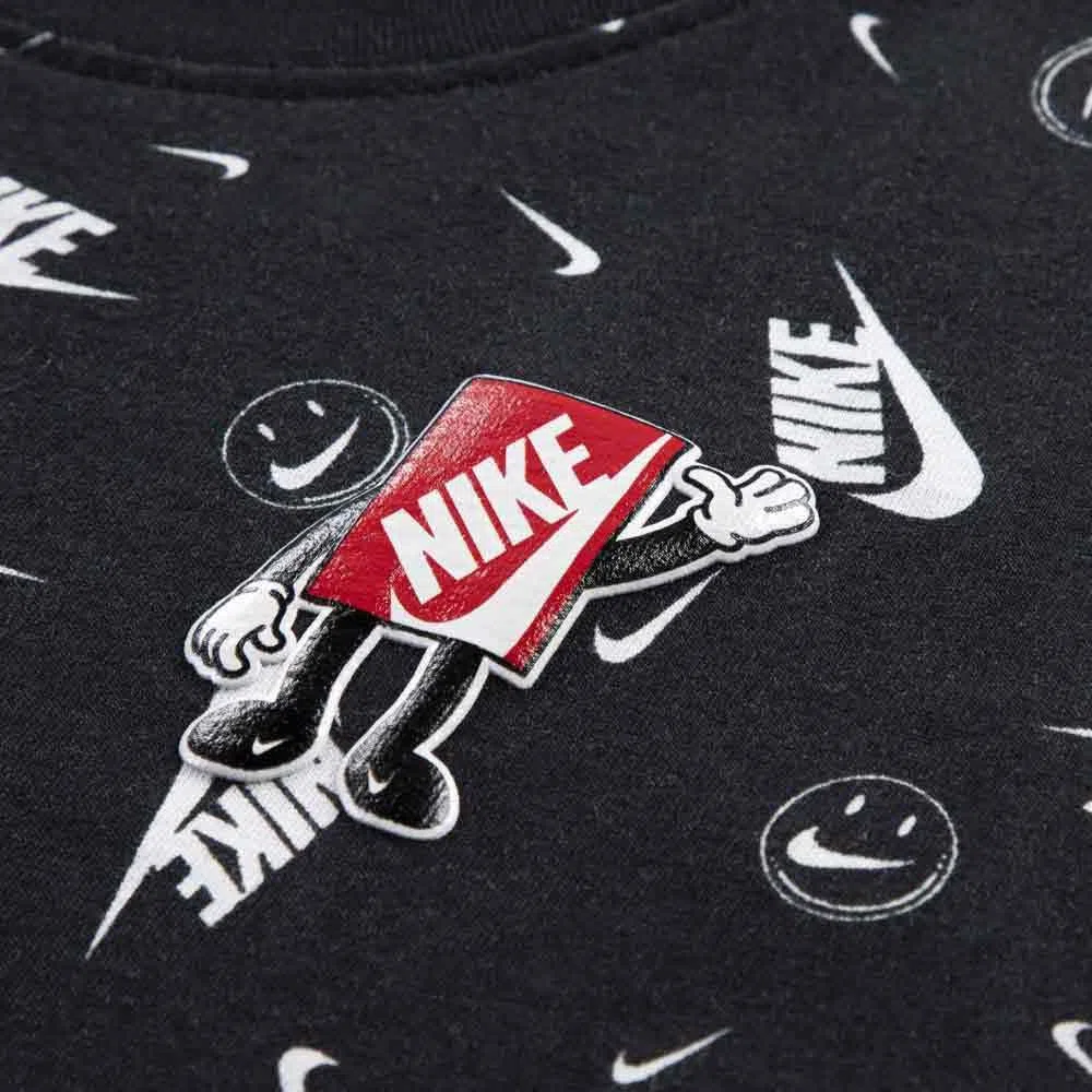 Nike Nkb AOP Boxyb SS Tee T-Shirt Bambine e Ragazze