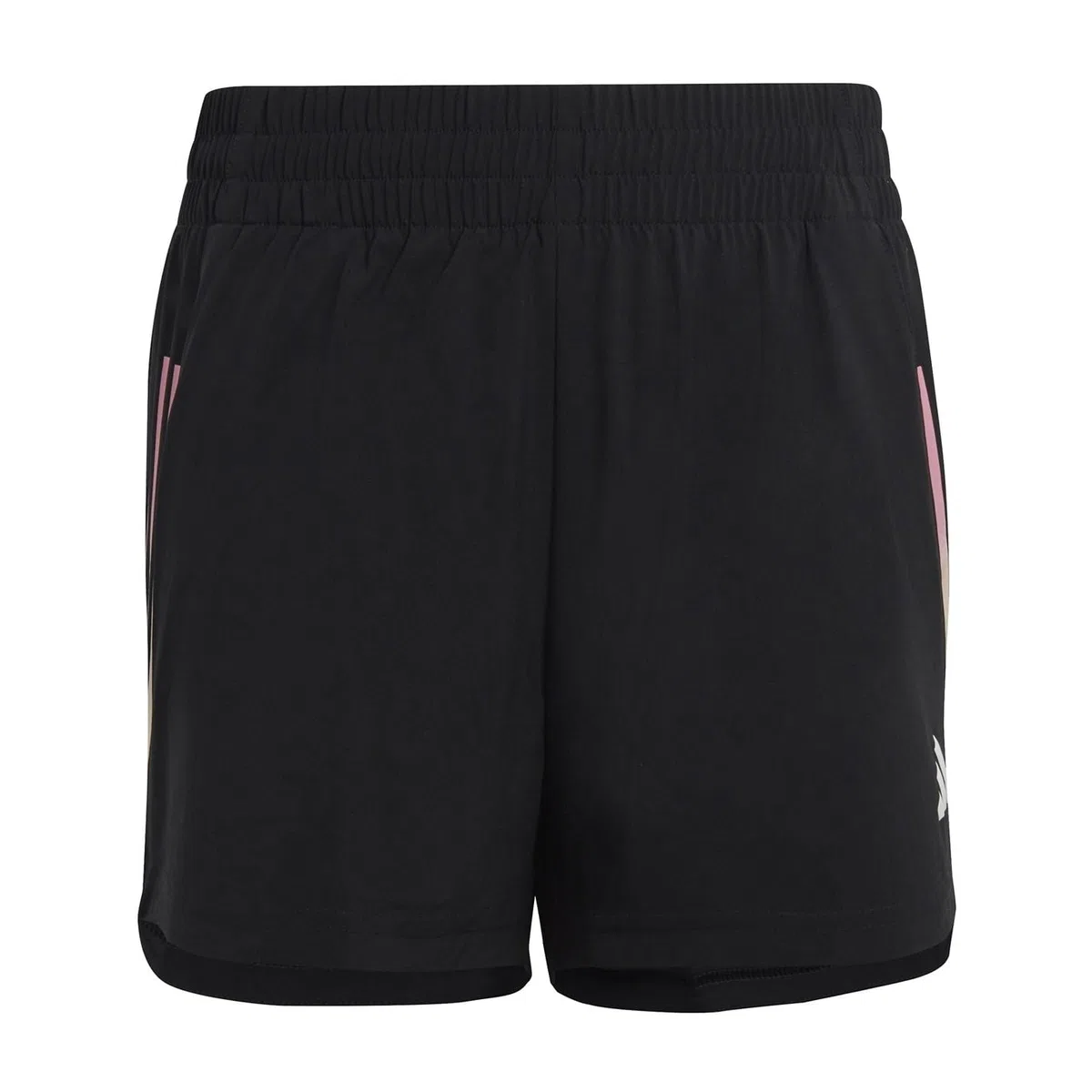 adidas - Training Aeroready 3-Stripes Woven High-Rise Shorts, Pantaloncini Bambine e Ragazze