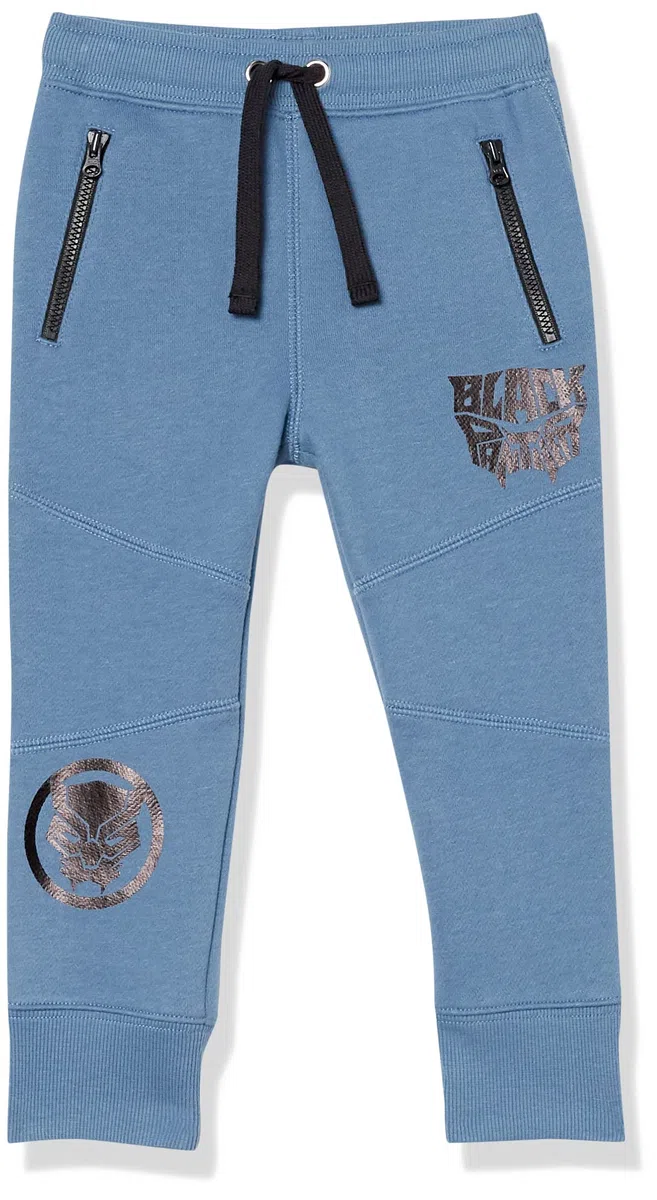 Amazon Essentials Disney | Marvel | Star Wars Pantaloni da Jogging Felpati con Tasca con Cerniera (in precedenza Spotted Zebra) Bambini e Ragazzi