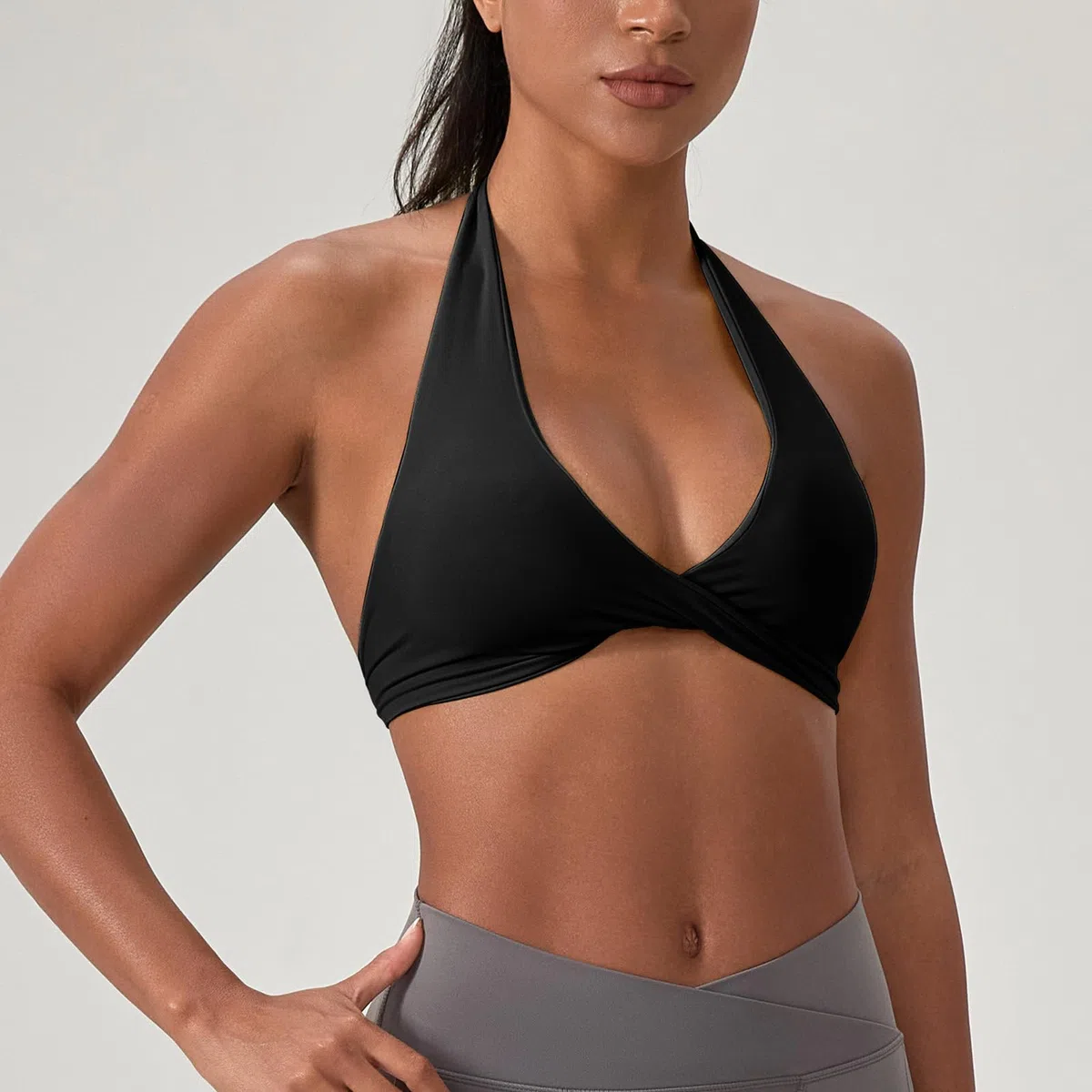 Reggiseno Sportivo Donna Push Up, Top Sportivo Donna Palestra Senza Ferretto con Imbottiture Rimovibili Traspirante per Fitness Yoga Corsa