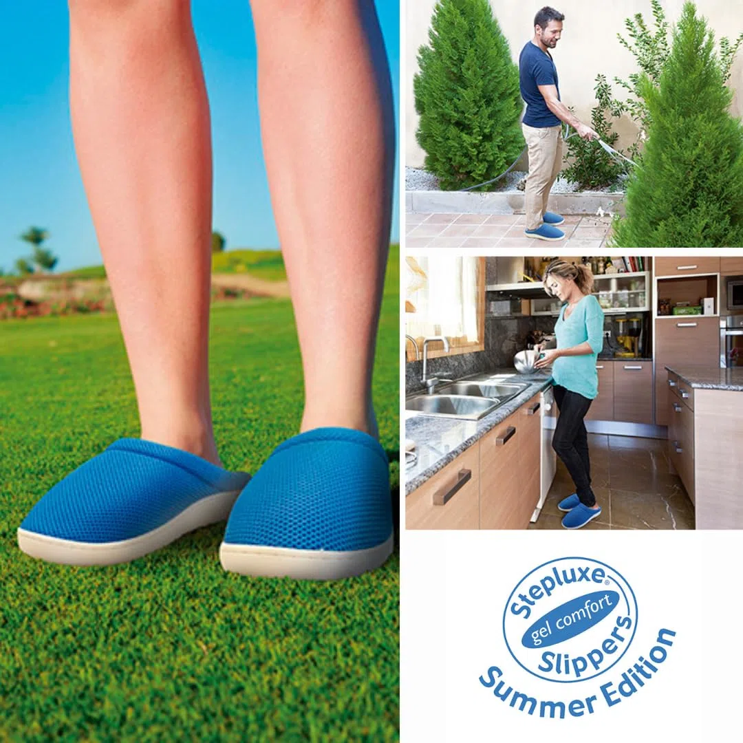 BEST DIRECT STEPLUXE Summer Slippers, Pantofole estive,Pantofola da Uomo Donna, pantofole da casa con suola in gel, lavabili, tecnologia Gel Comfort, Ciabatte da Casa, Anti-fatica, Suole antiscivolo