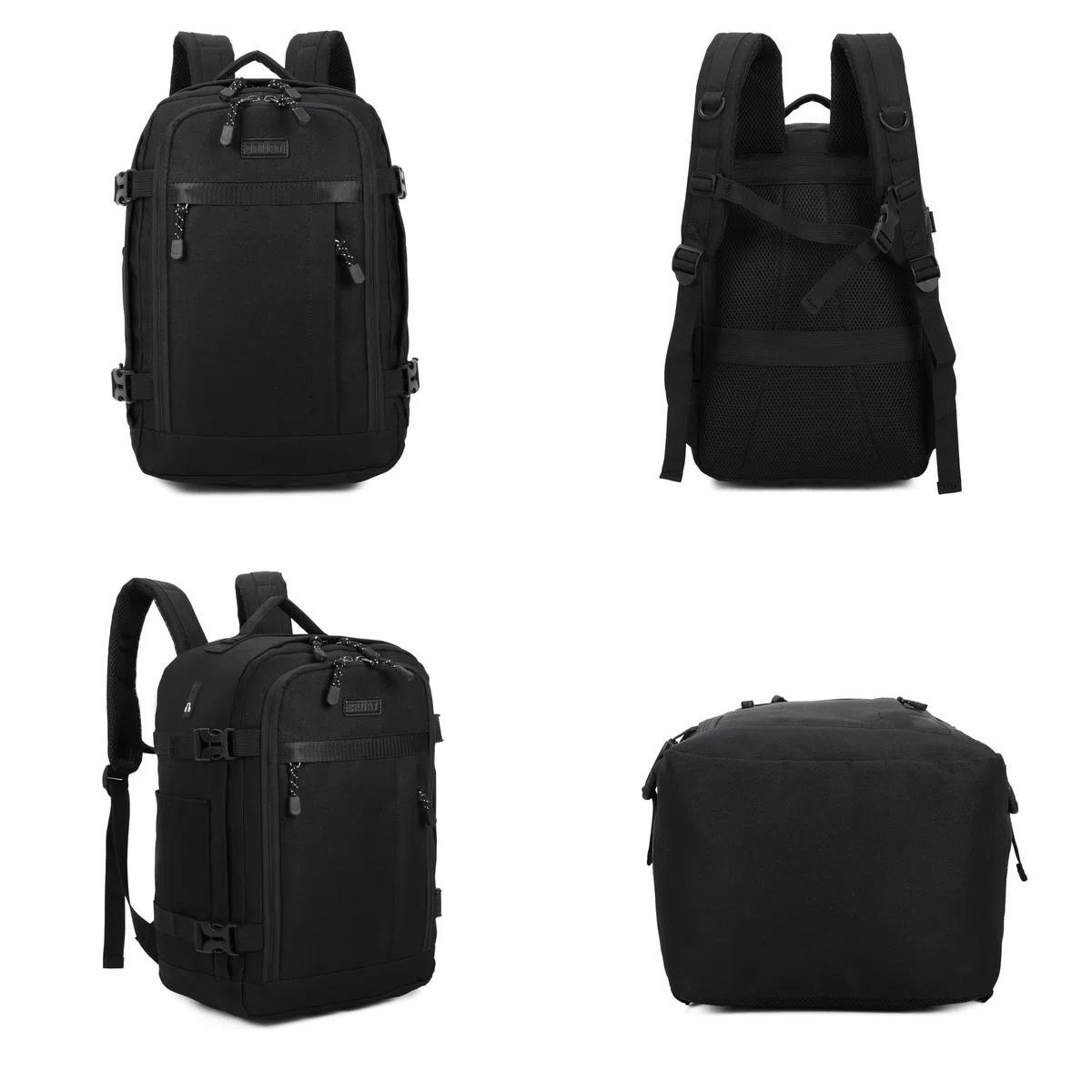 BRIJAY Ryanair-Easyjet Cabin 40 x 20 x 25 cm (20 L) | Zaino gives air travel | Borsa da Cabina Zaino per Uomo e Donna da Lavoro Lavoro Viaggio e Trekking Scuola (NERE)