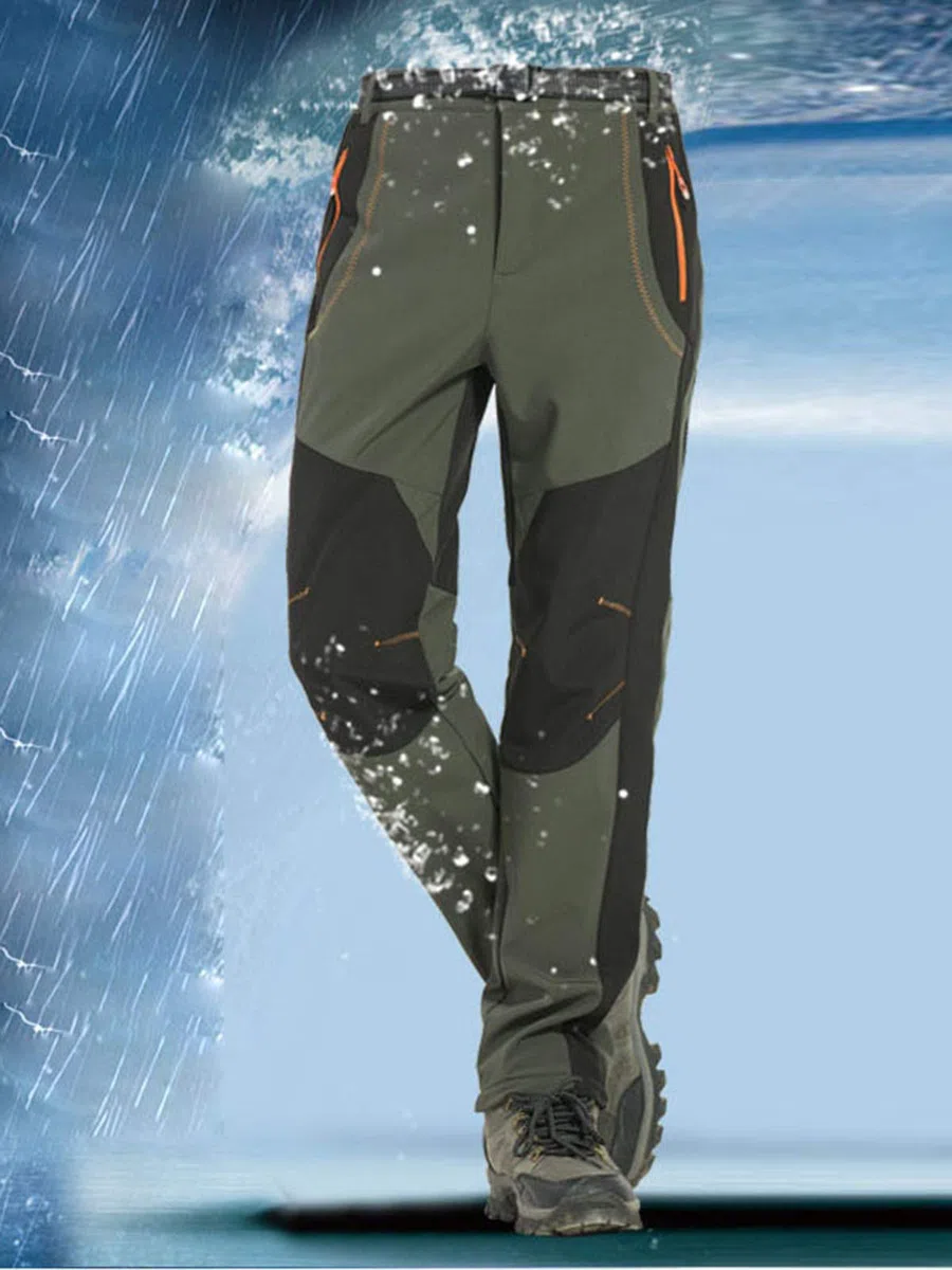 Minetom Pantaloni Trekking Donna Uomo Invernali Impermeabile Pantaloni Sci Termici Softshell Pantaloni Neve Montagna Escursionismo Caldo All'aperto