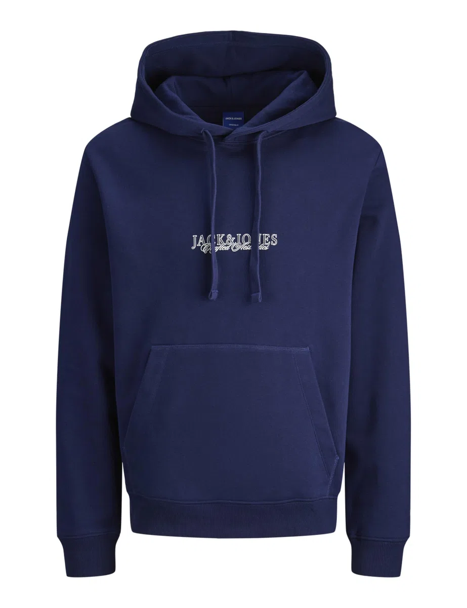 JACK & JONES Jorbleecker Minimal Sweat Hood Uomo