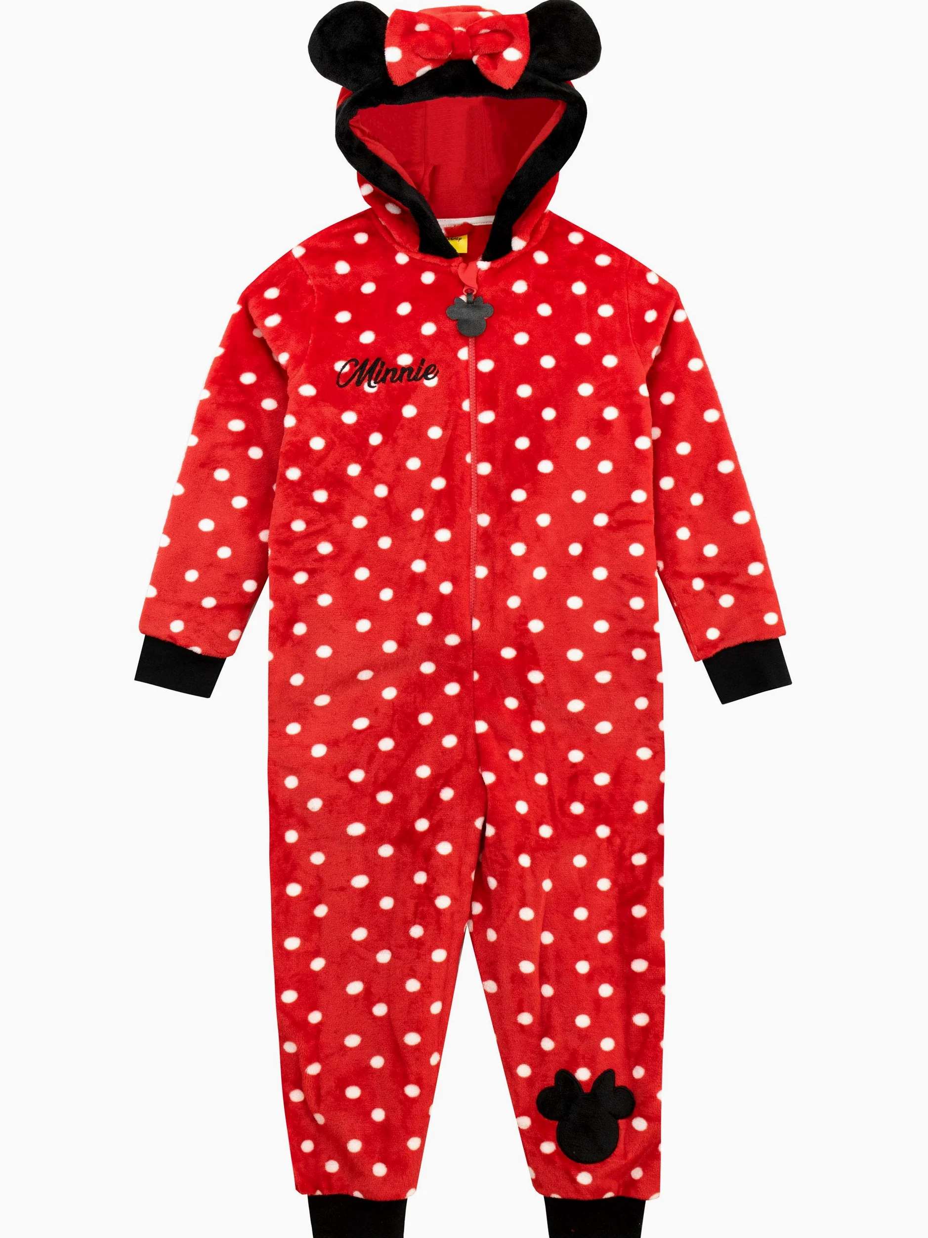 Disney Pigiami Interi a Maniche Lunghe per Ragazze Topolina Minnie Mouse