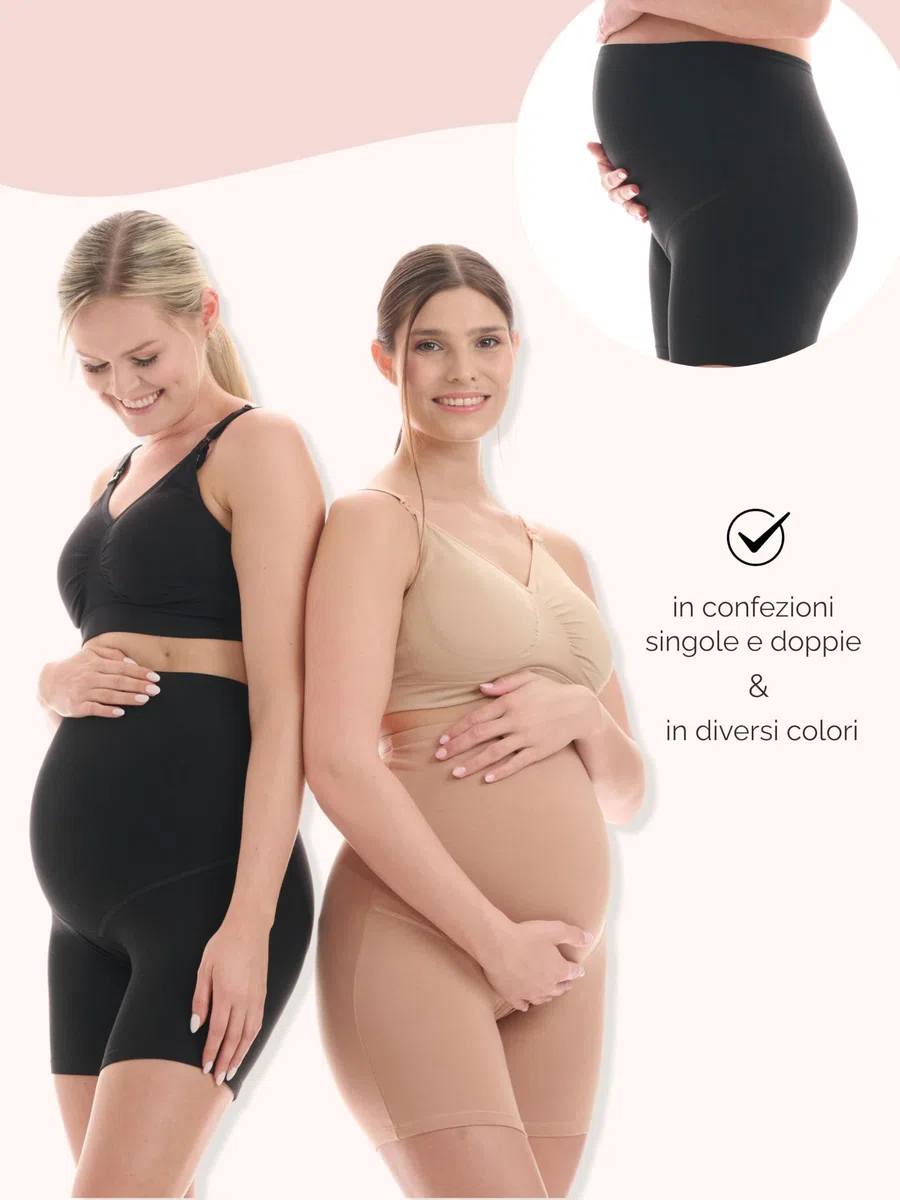 Herzmutter Mutande Gravidanza Cotone - Mutandine Premaman - Guaina maternità - Biancheria Intima Maternitá - Slip per Futura Mamma - 5000