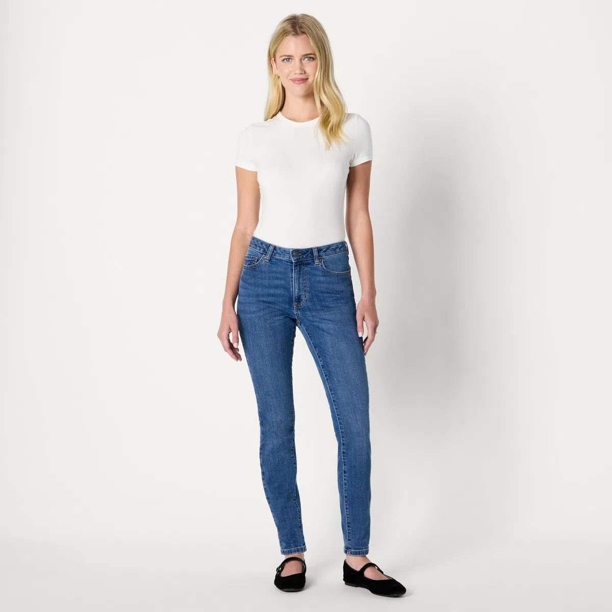 Amazon Essentials Donna Jeans Skinny Affusolati a Vita Alta