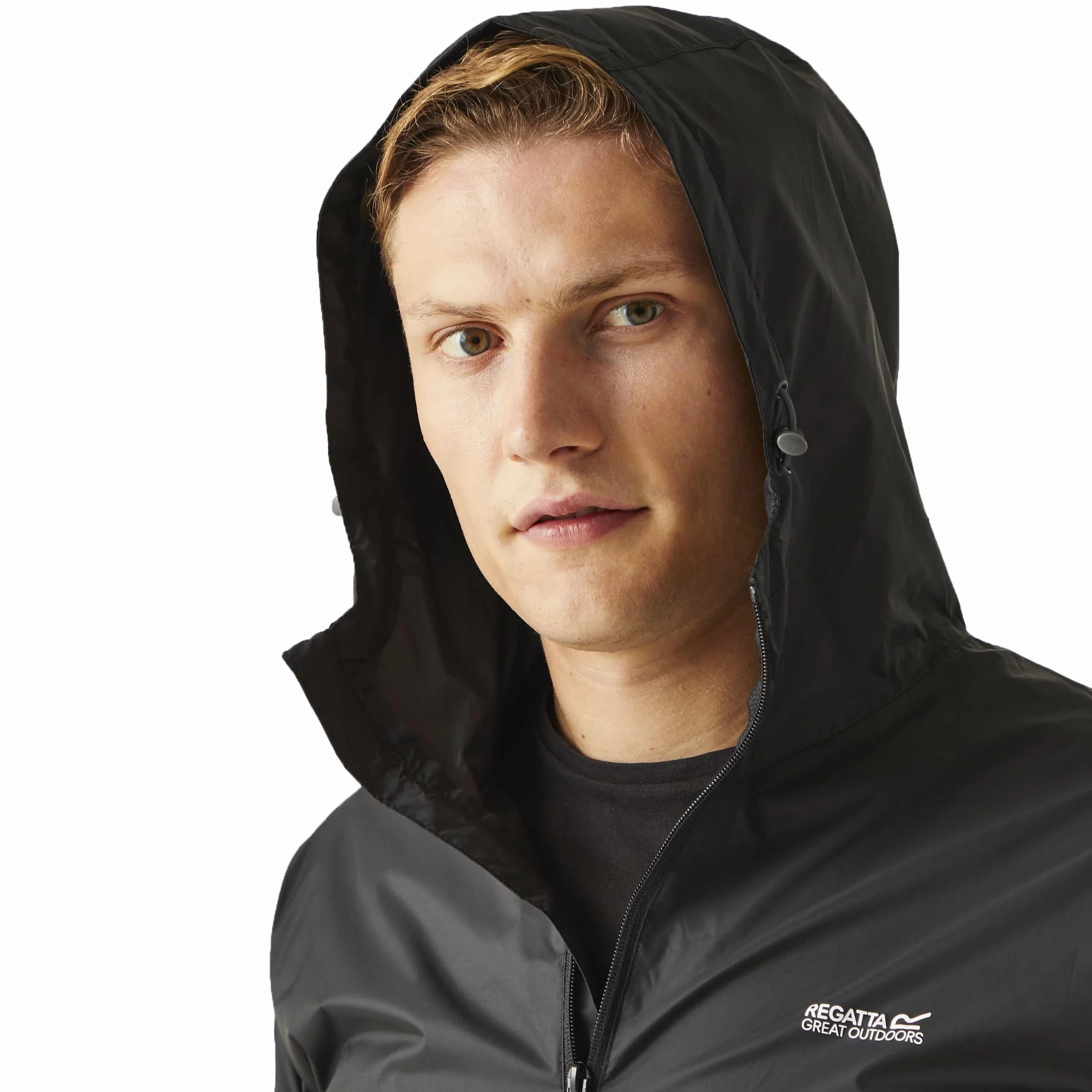 Regatta Uomo Giacca Impermeabile Pack It, Black