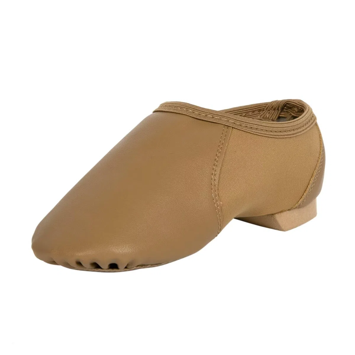 Scarpe da jazz Neo-Flex Slip on in morbida pelle PU, scarpe da ballo moderne con suola divisa per bambini