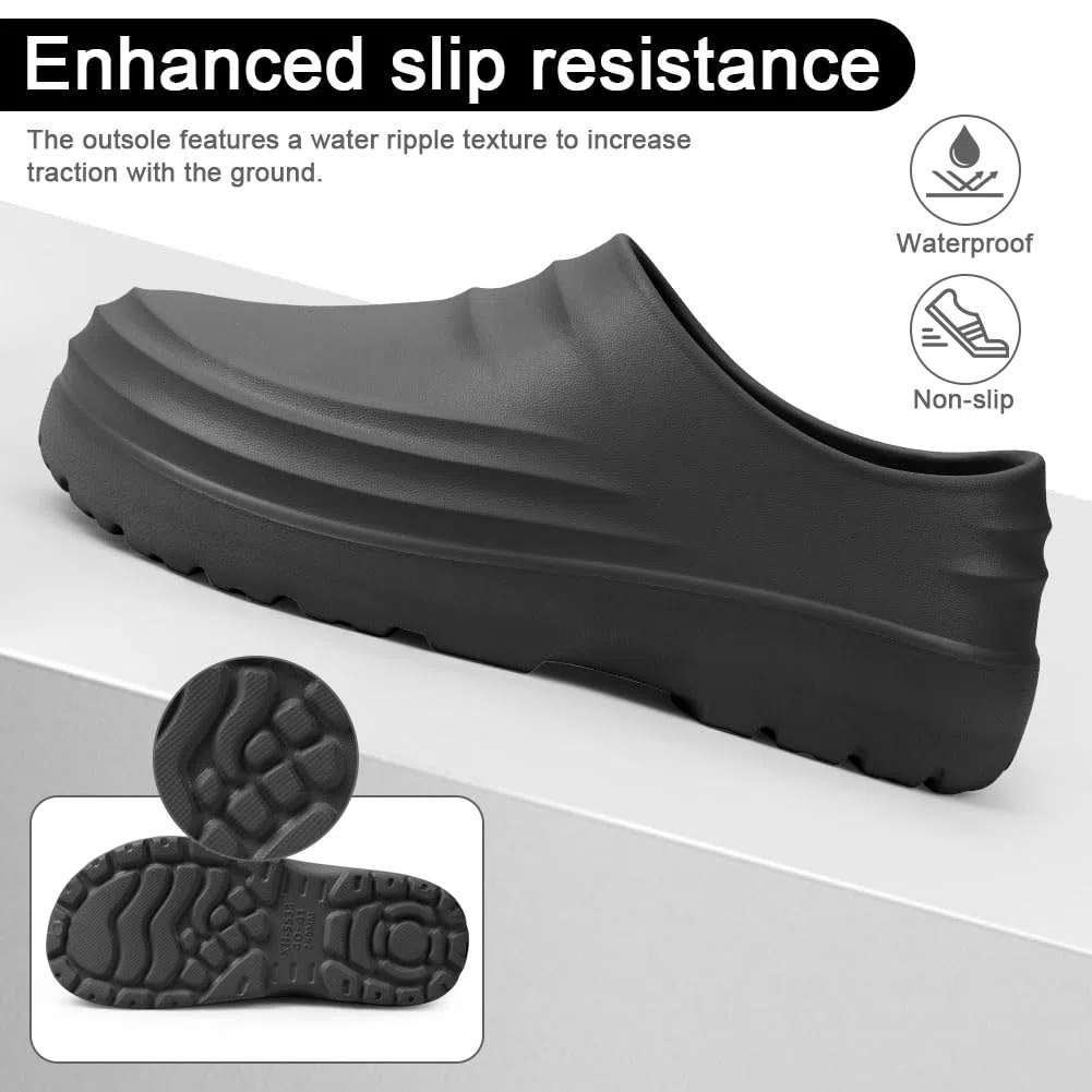 DiULi Scarpe da Chef Antiscivolo Leggere e Ammortizzate, Calzature da Lavoro Unisex, Adatte per Giardinaggio, Magazzini e Ristoranti, 38-45 EU