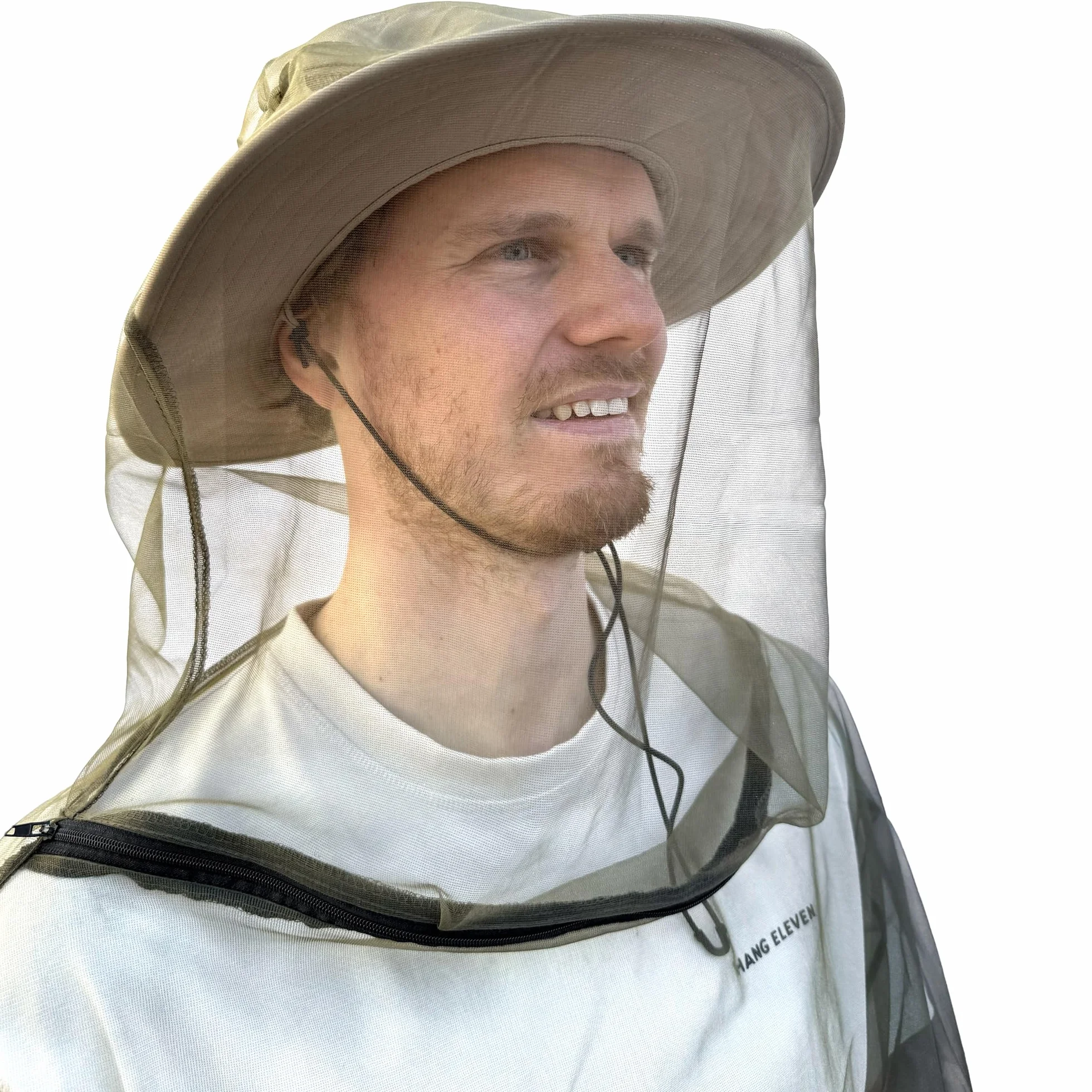Universal Backpackers Giacca Zanzariera Anti-Insetti – Cappuccio con Cerniera – Giacca in Rete Leggera & Traspirante per Uomini e Donne per Esterni, Campeggio, Pesca, Escursioni