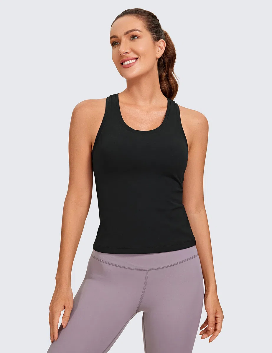 CRZ YOGA Butterluxe Canotta da Donna Top da Allenamento Senza Maniche Maglietta Atletica