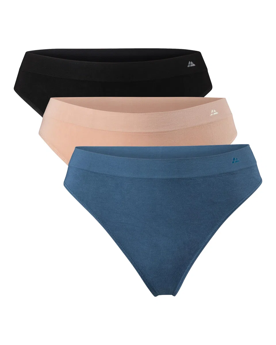DANISH ENDURANCE Tanga Donna in bambù, Perizoma Donna a Vita Bassa, Brasiliana Donna, 3 Paia