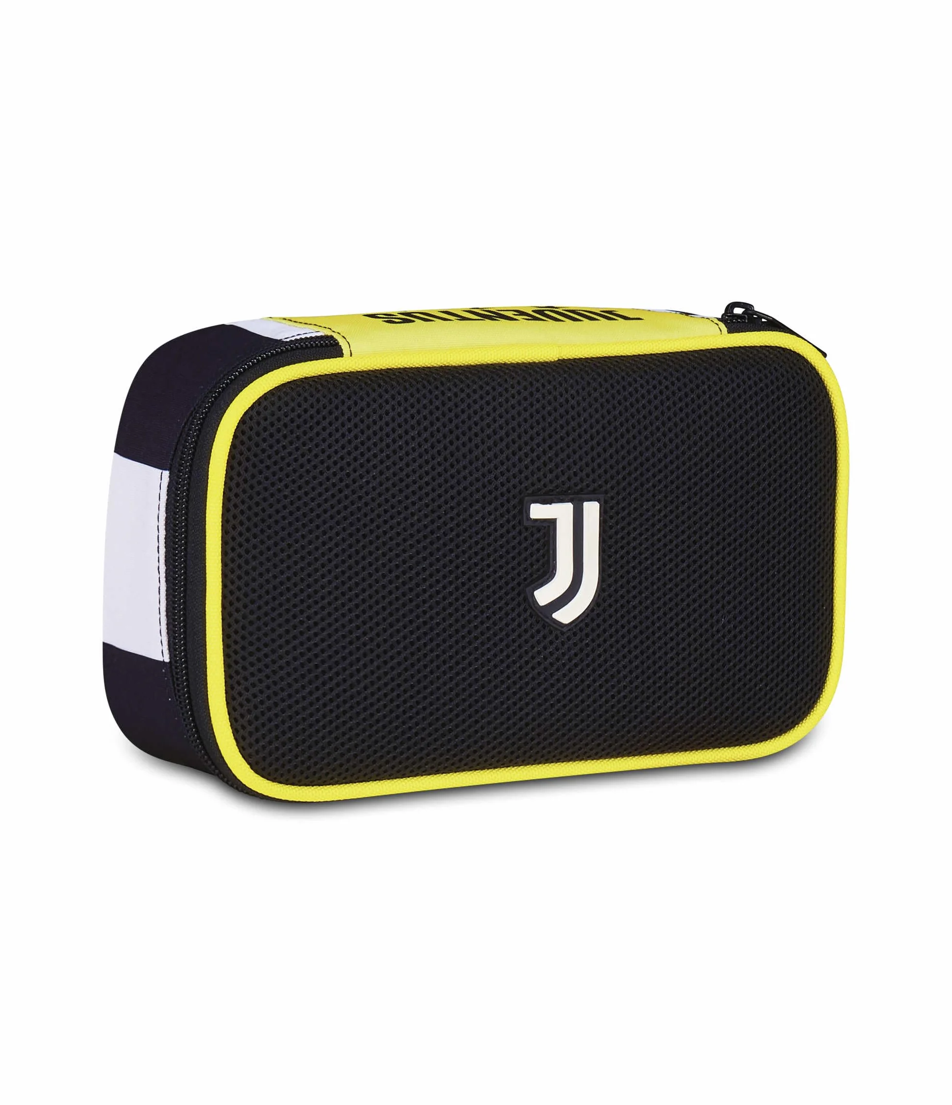 Seven Juventus Astuccio Scuola Quick Case, Nero, Portapenne Completo di Penne, Matite, Colori, Scuola Elementare e Media, Bambino, Calcio