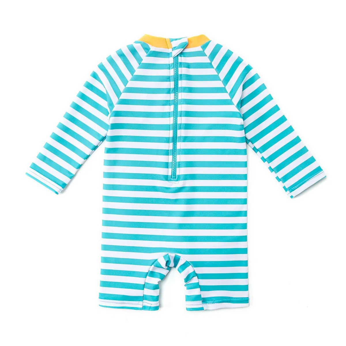 BONVERANO Costume Intero Neonato Manica Corta Protezione UV 50+ con Cuffia