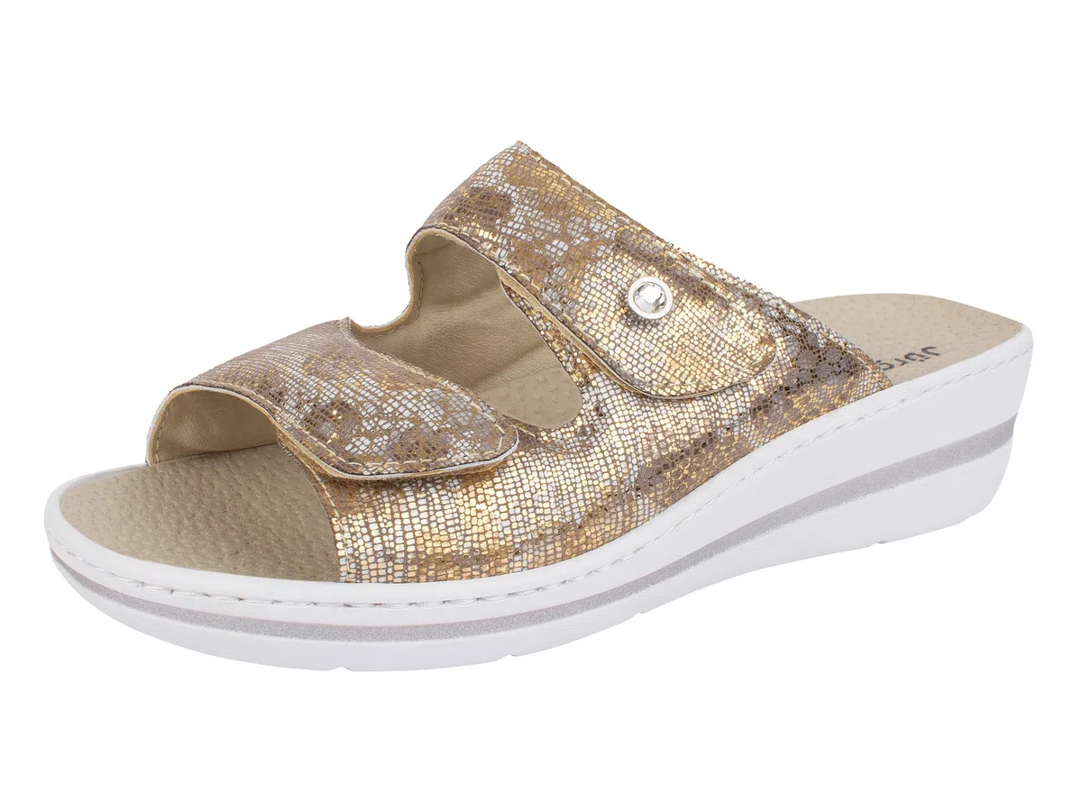 Jürgen Hirsch Pantofole Soft 01 Donna Pelle Plantare morbido Antiscivolo