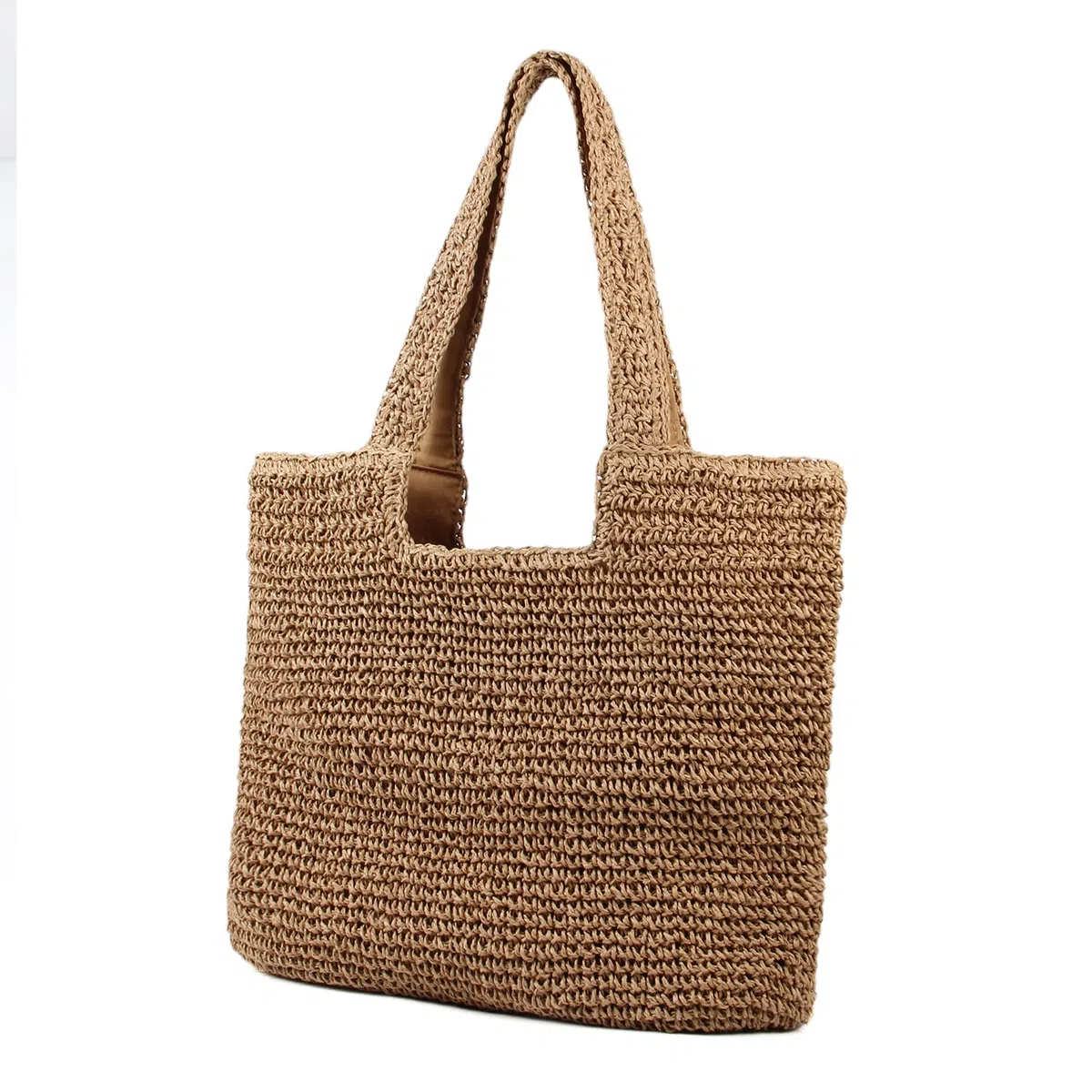 EVEOUT Borsa Tote in paglia intrecciato Donna Grande bohémien Borse a spalla in rafia per spiaggia vacanza l'Estate