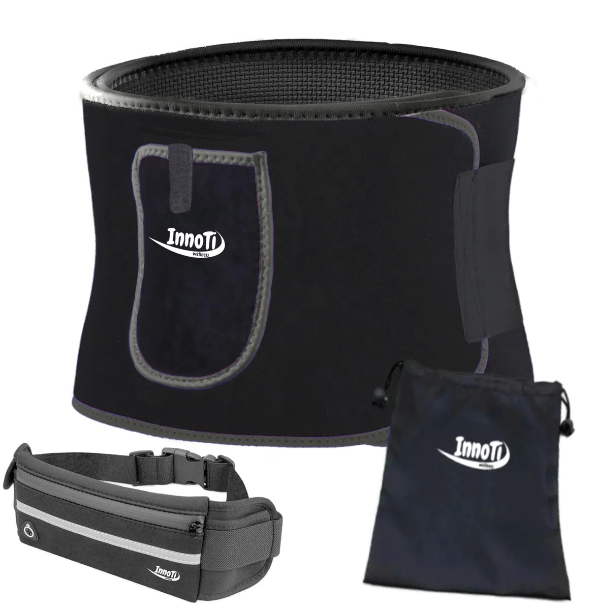 Fascia Addominale Dimagrante Uomo e Donna in Neoprene - Cintura Dimagrante Addominale per Palestra, Fitness e Sport - Fascia Snellente Pancia ed Effetto Sauna - Fascia Dimagrante per Sudare