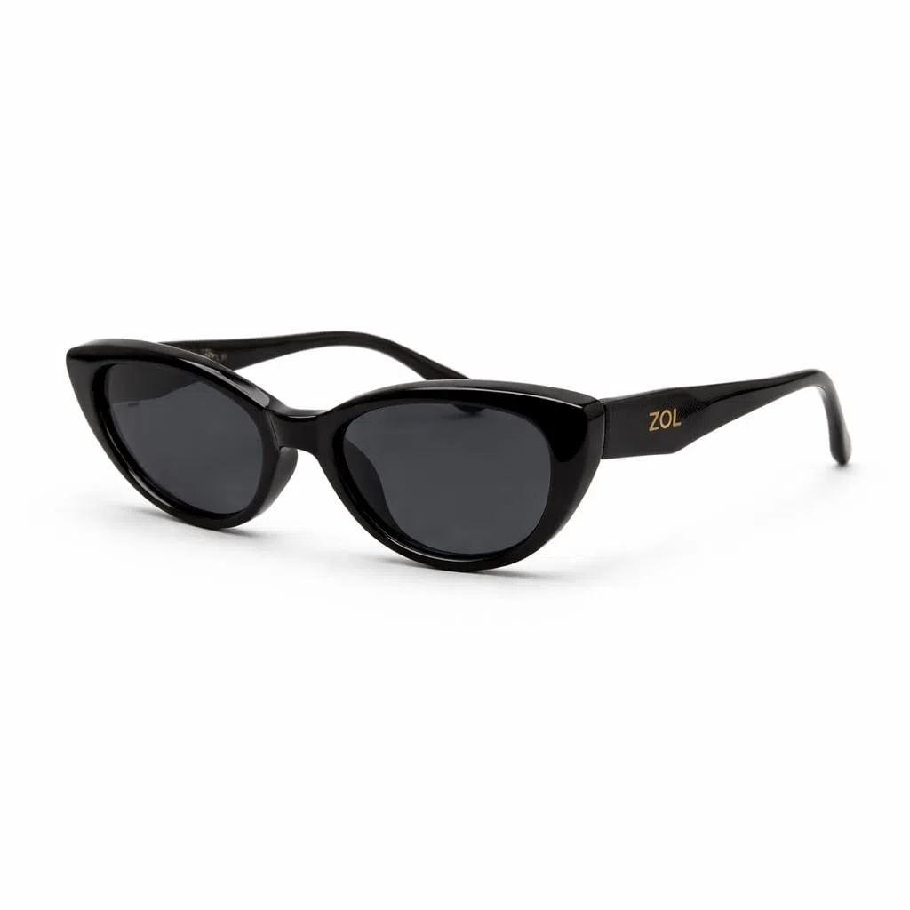 ZOL SOLENNE Occhiali da Sole Donna Cat Eye, UV400 Categoria 3, Sunglasses occhi di gatto, Montatura e Lenti in Policarbonato Leggeri e Resistenti, Cerniere Rinforzate, Certificazione CE