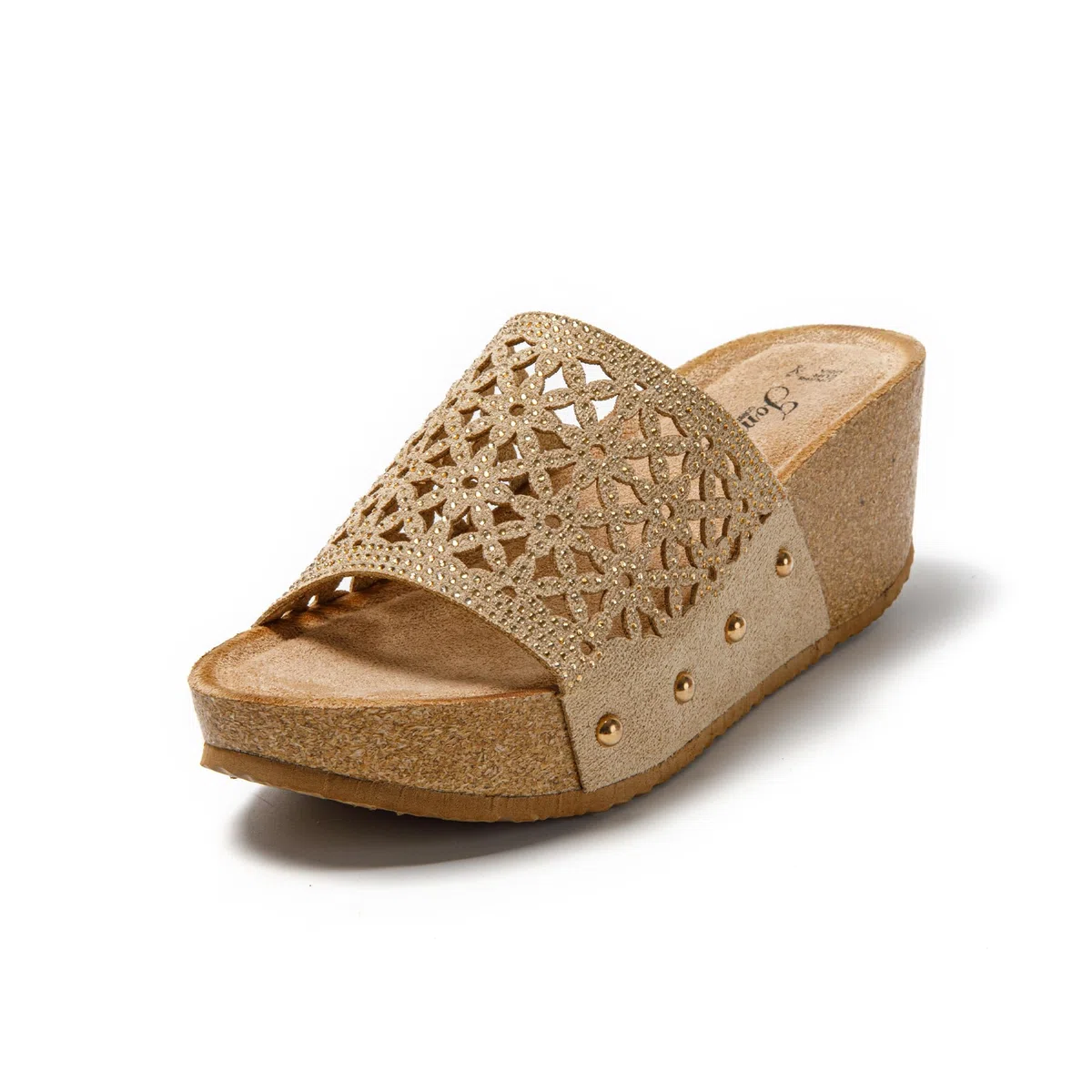 JOMIX Ciabatte Estive da Donna Sandali Zeppa Suola Antiscivolo Eleganti e Alla Moda SD9515