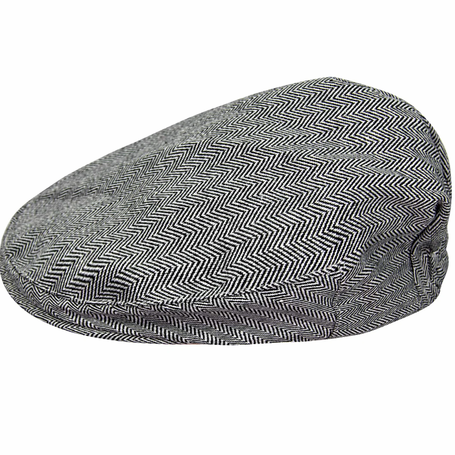 mingtgreen Bambino Cappello Piatto Motivo a Spina di Pesce Vintage Cappello