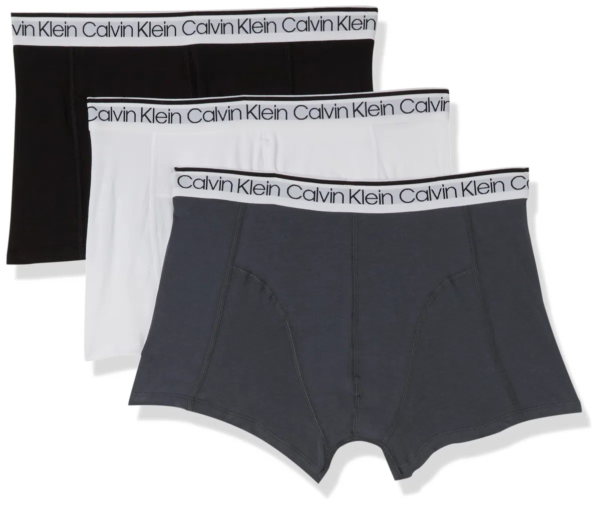 Calvin Klein Uomo Pantaloncini Boxer Confezione da 3 con Fascia con Logo