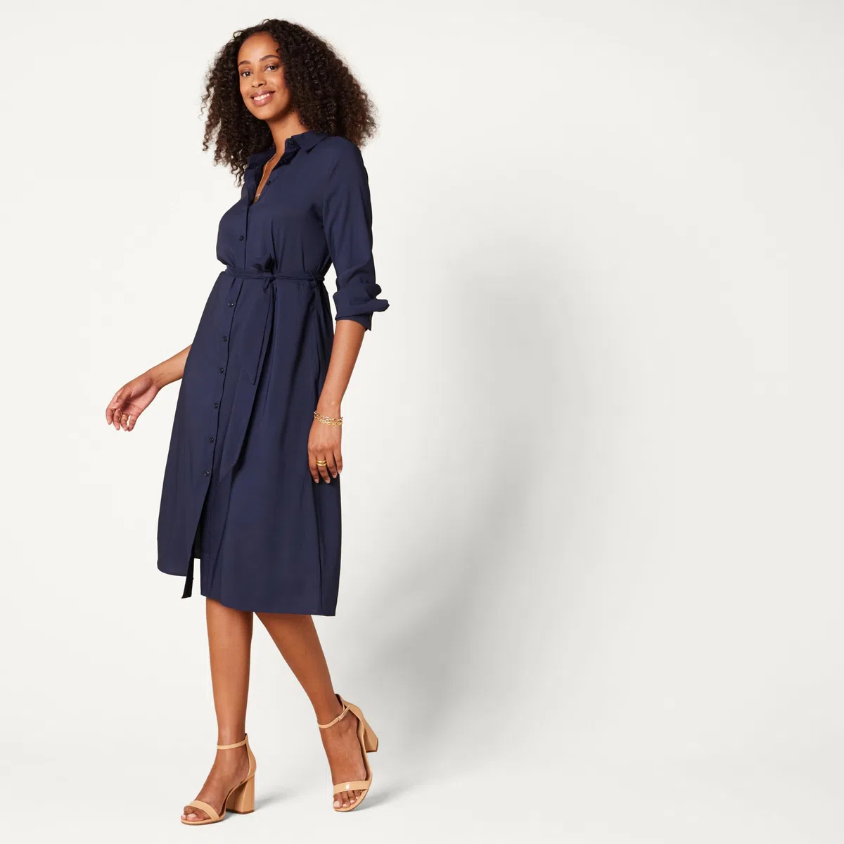 Amazon Essentials Sandalo con Tacco Alto a Blocco Donna