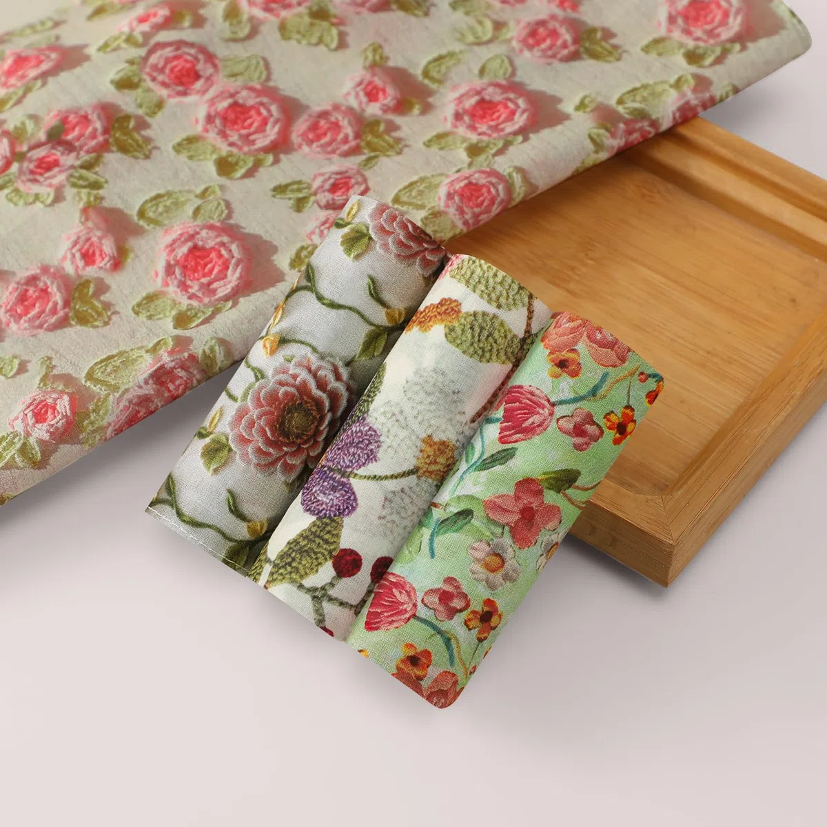 HOULIFE Fazzoletti floreali da donna in cotone fazzoletti da donna vintage fazzoletti con motivo floreale per donna retrò fazzoletto da donna