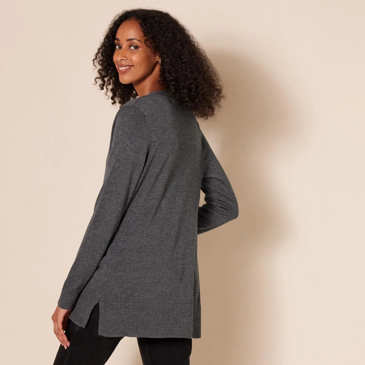 Amazon Essentials Donna Cardigan Leggero Aperto sul Davanti (Disponibile in Taglie Forti)